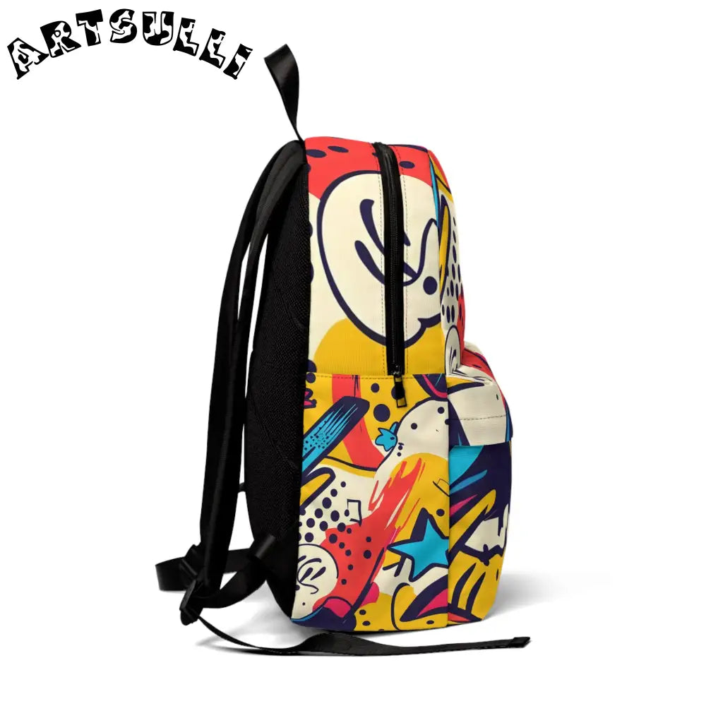 JAKKOUTTHEBXX Comic x Pop Art Unisex Classic Backpack JAKKOUTTHEBXX
