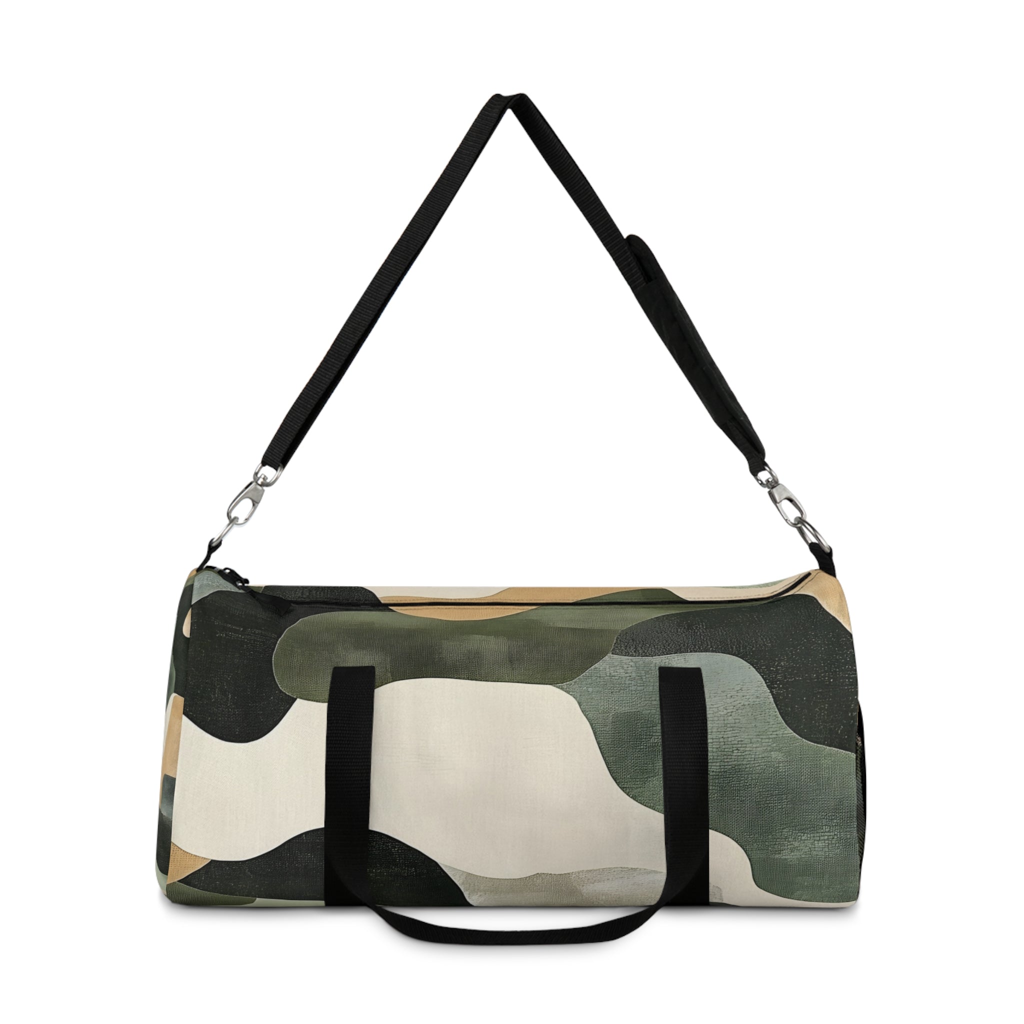Camo Art Duffel Bag, Artsulli - Art is Long, Life is Short, Bags, , , , , , , 