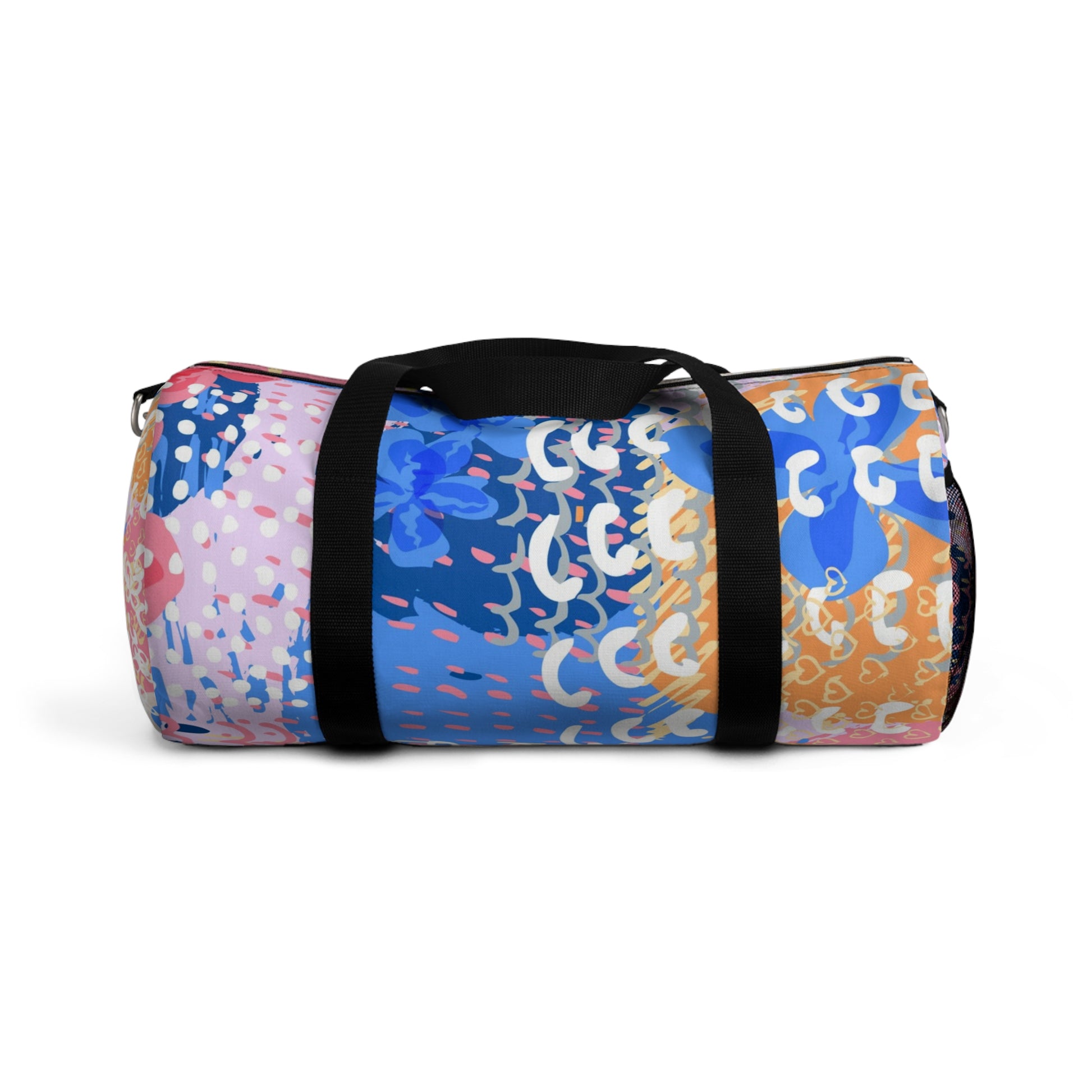 Flowers x Doodles x Hearts Multi-Color Duffel Bag, Artsulli - Art is Long, Life is Short, Bags, Size, Small, , , , , 12117498965405771924