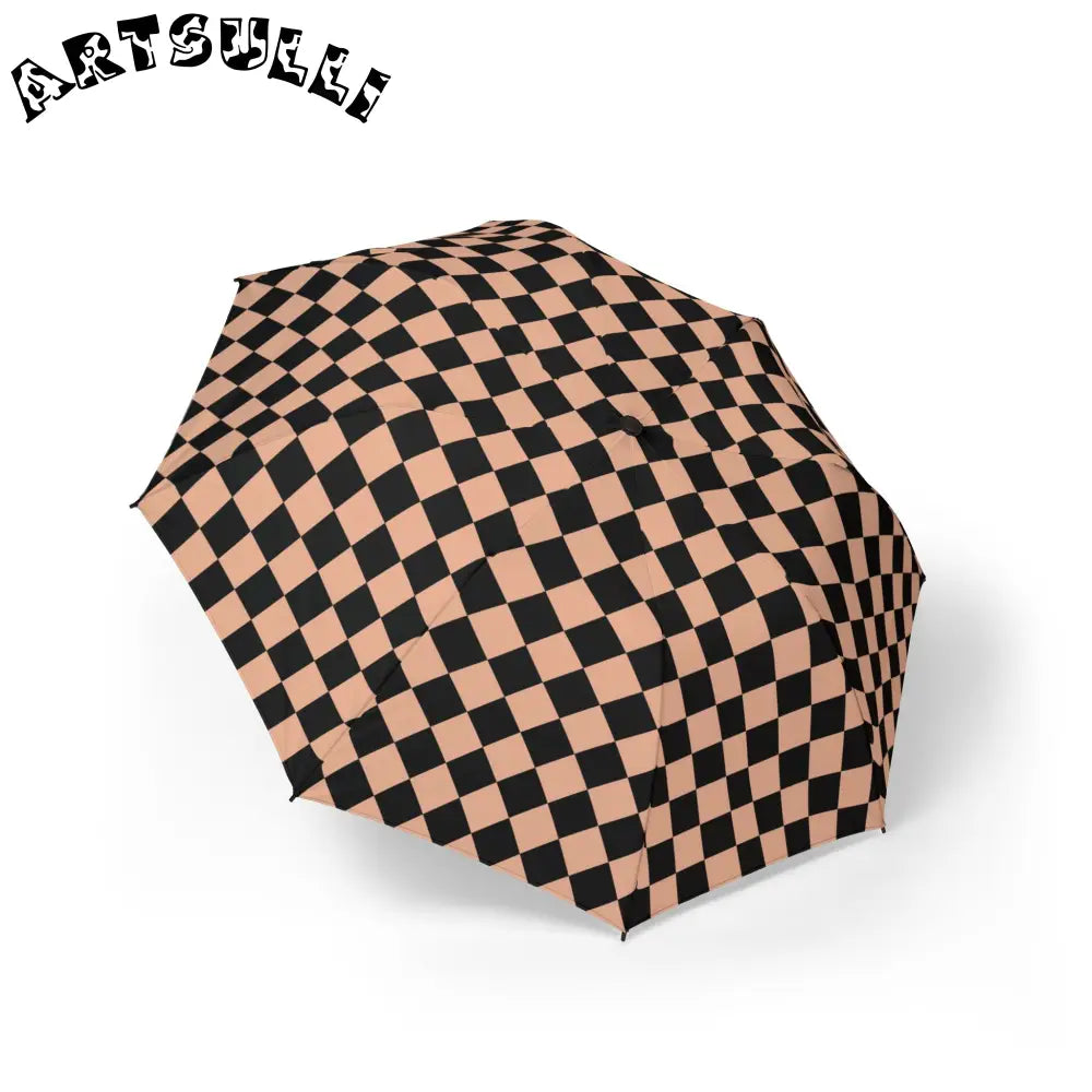 JAKKOUTTHEBXX Checkerboard II Soft Orange and Black Semi-Automatic