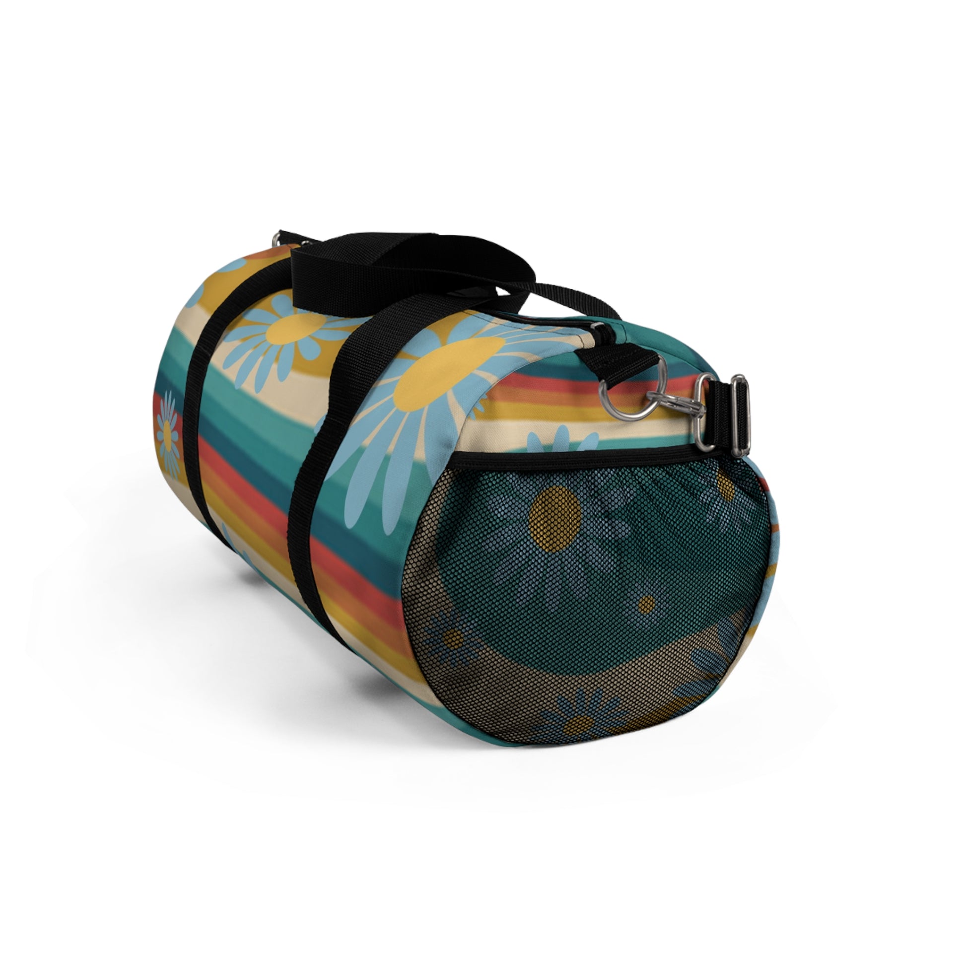 Psychedelic Floral Hills Multi-Color Duffel Bag, Artsulli - Art is Long, Life is Short, Bags, , , , , , , 