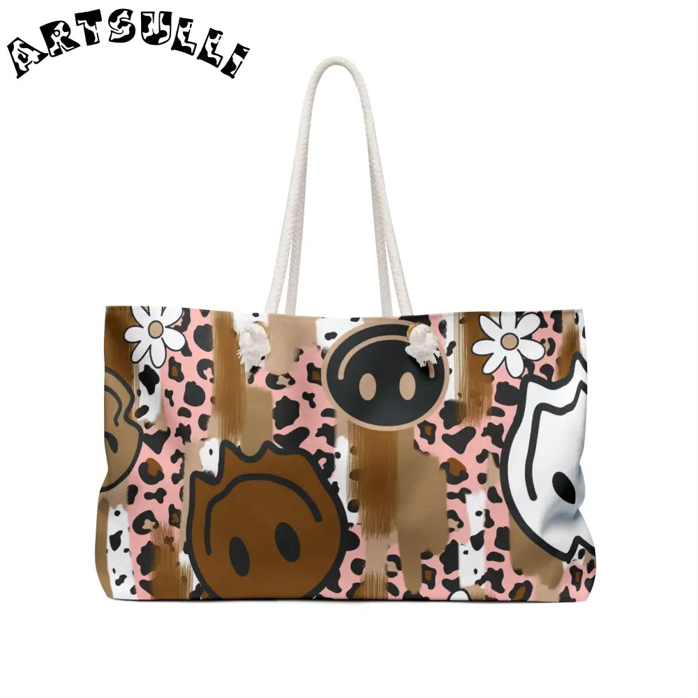 JAKKOUTTHEBXX Copy of Sutfin Ghosts Pop Art Weekender Bag