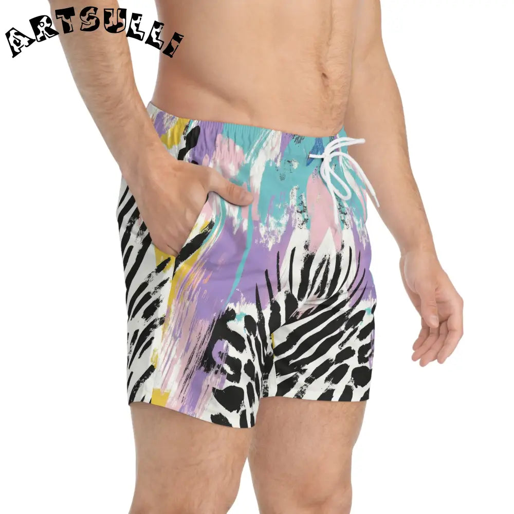 JAKKOUTTHEBXX Wild Zebra Stripes x Paint Brush Strokes Multi-Color
