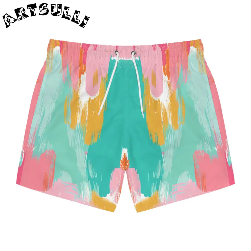 JAKKOUTTHEBXX Preppy Pixel II Bloom Swim Trunks (AOP) JAKKOUTTHEBXX