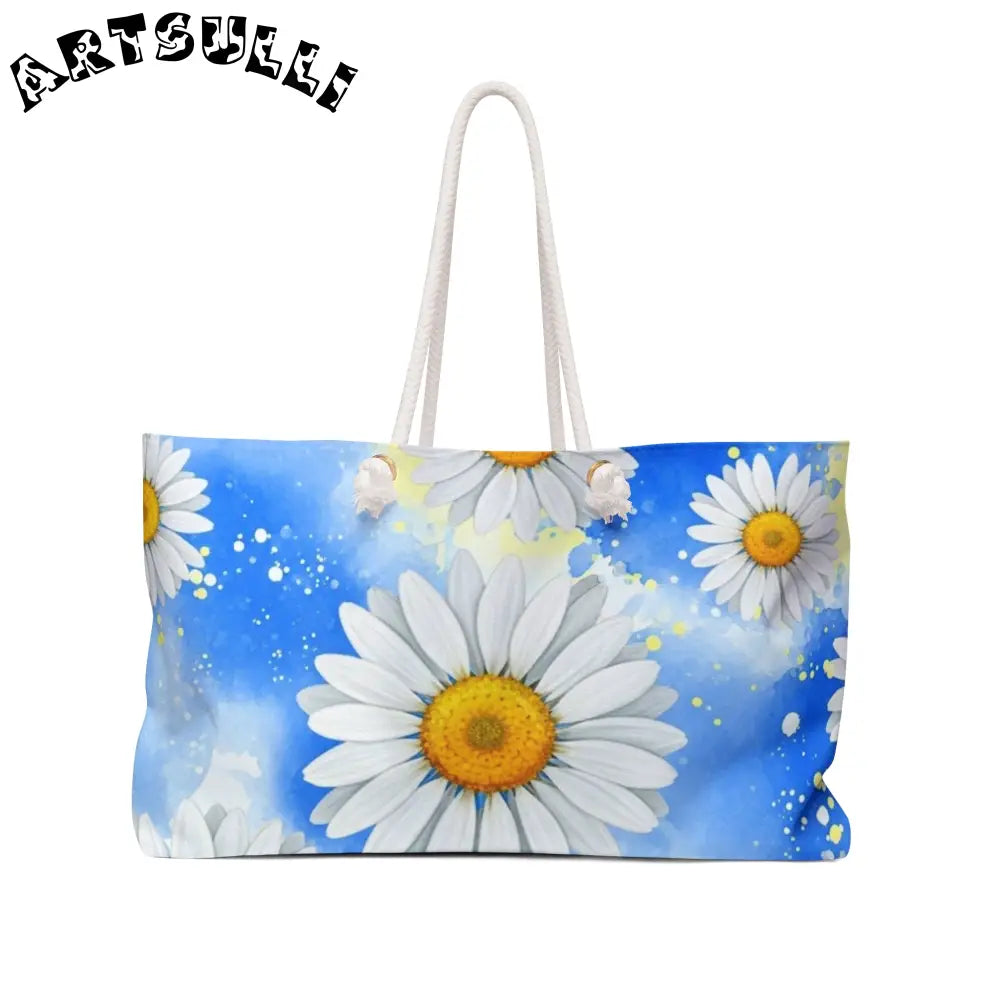 JAKKOUTTHEBXX Daisies Weekender Bag JAKKOUTTHEBXX Artsulli - Art