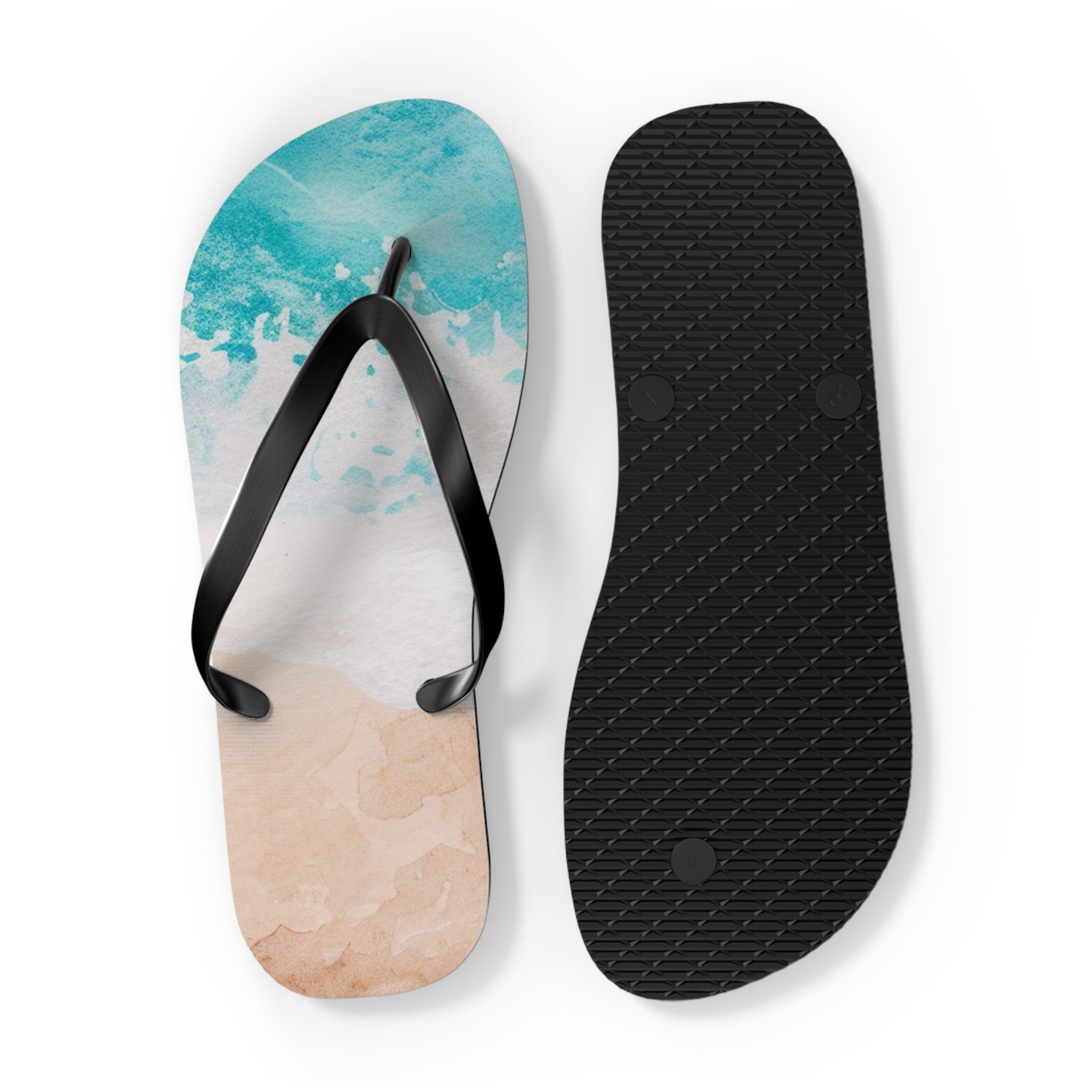 Seashore Flip Flops, Artsulli - Art is Long, Life is Short, Shoes, , , , , , , 