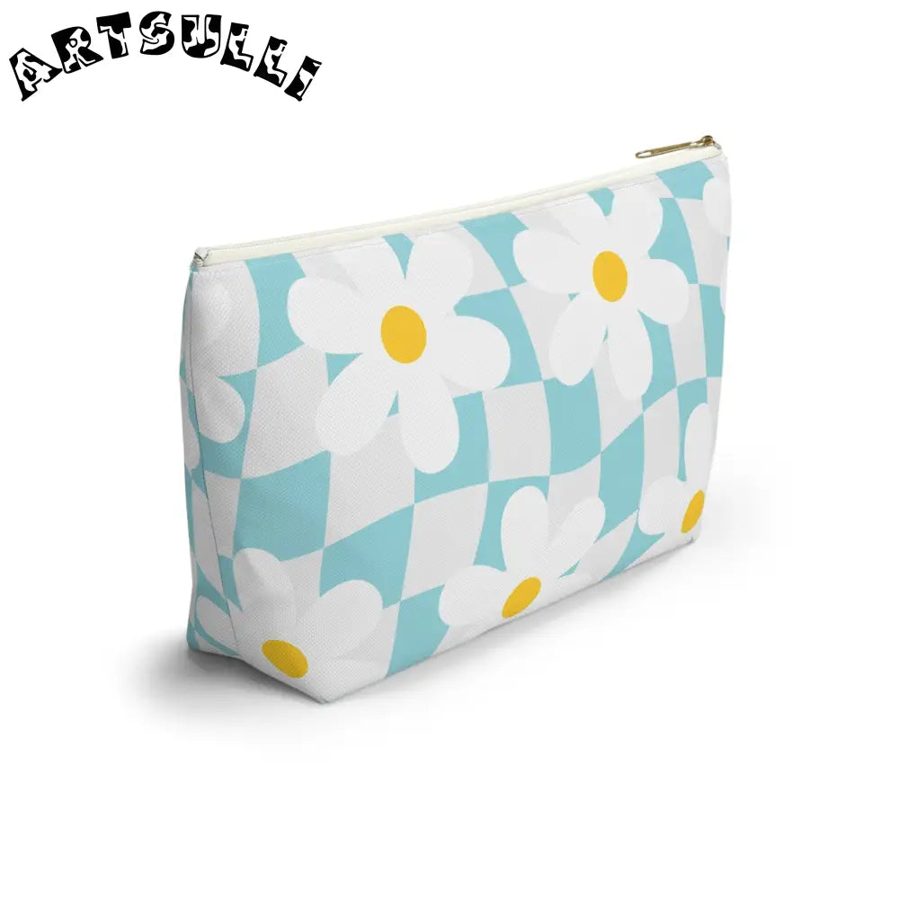 JAKKOUTTHEBXX Trippy Check Garden II Accessory Pouch w T-bottom