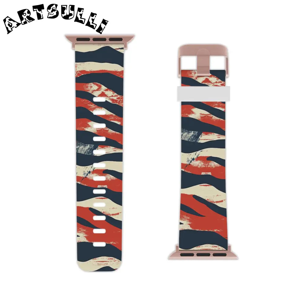 JAKKOUTTHEBXX Capricious Tiger Wave Watch Band for Apple Watch