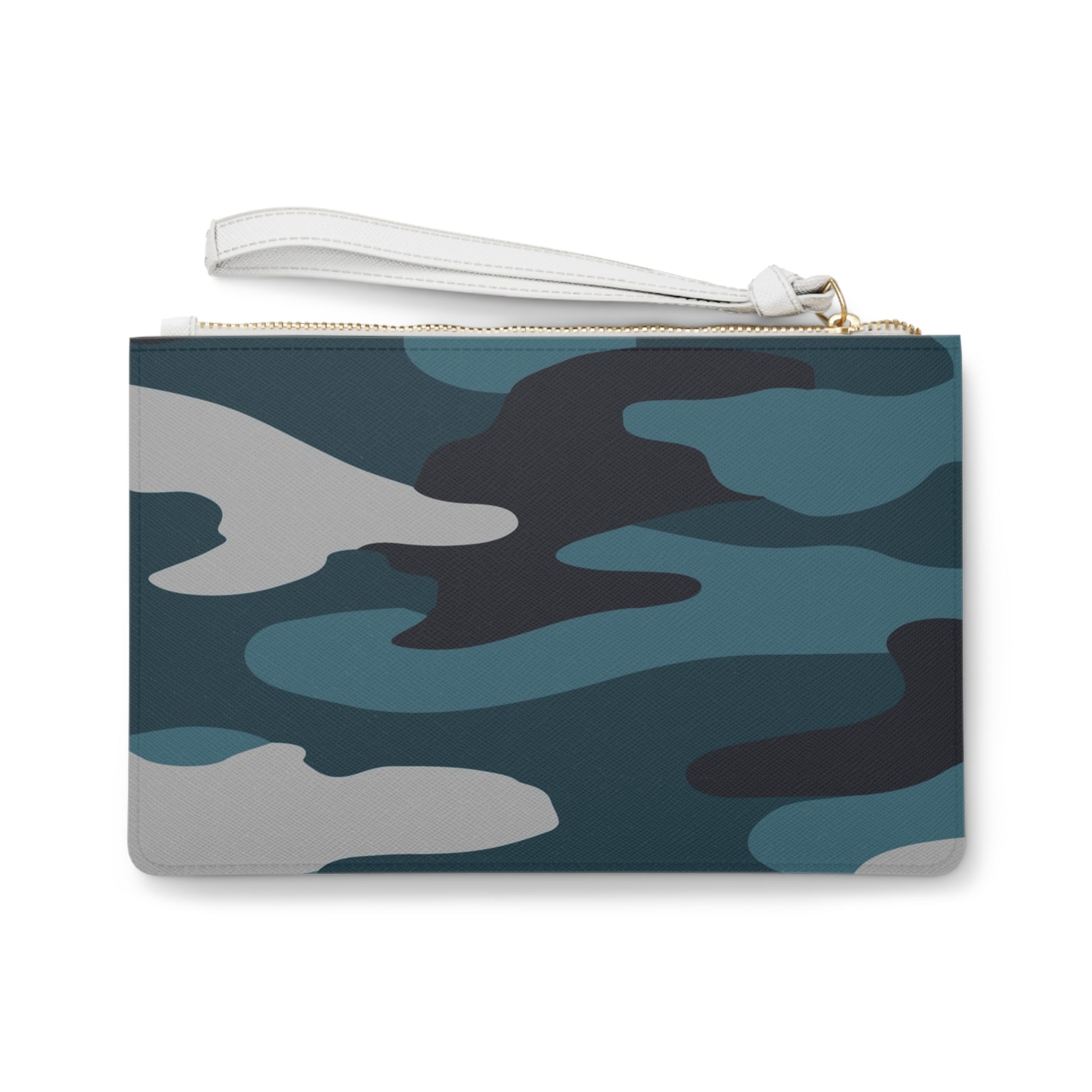 Blue Camouflage Clutch Bag, Artsulli - Art is Long, Life is Short, Bags, , , , , , , 