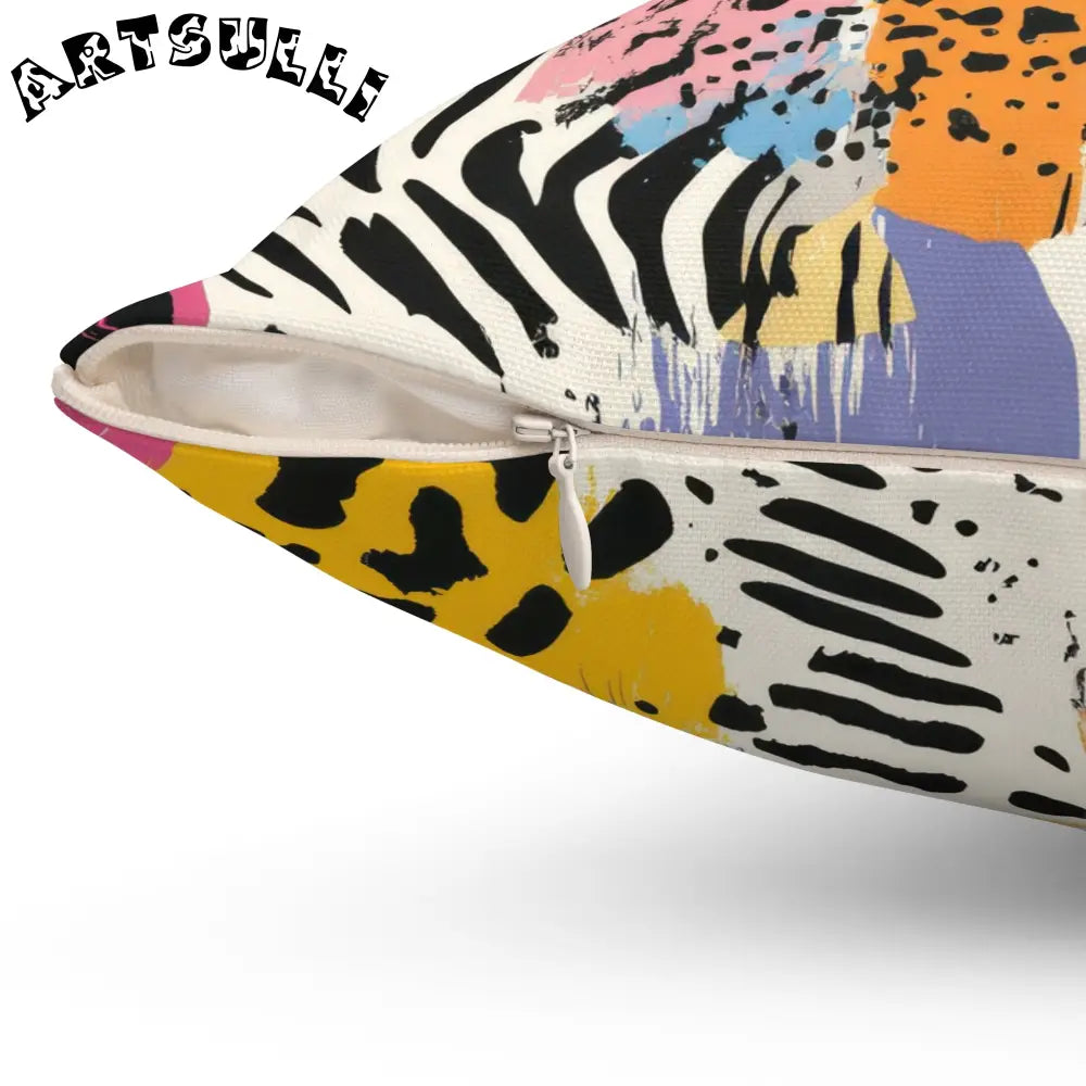 JAKKOUTTHEBXX Animal Print x Paint Brush Strokes Multi-Color Spun