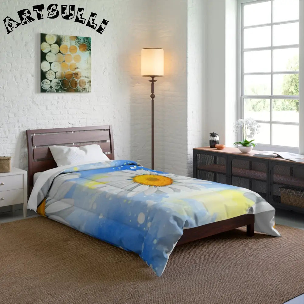 JAKKOUTTHEBXX Daisies Comforter JAKKOUTTHEBXX Artsulli - Art