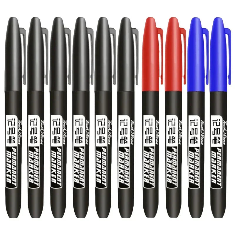 Buy The Best By Artsulli - Art is Long Life Short - Permanent Marker Pen Drawing Markers Black Blue Red Waterproof Ink Sketch Pens