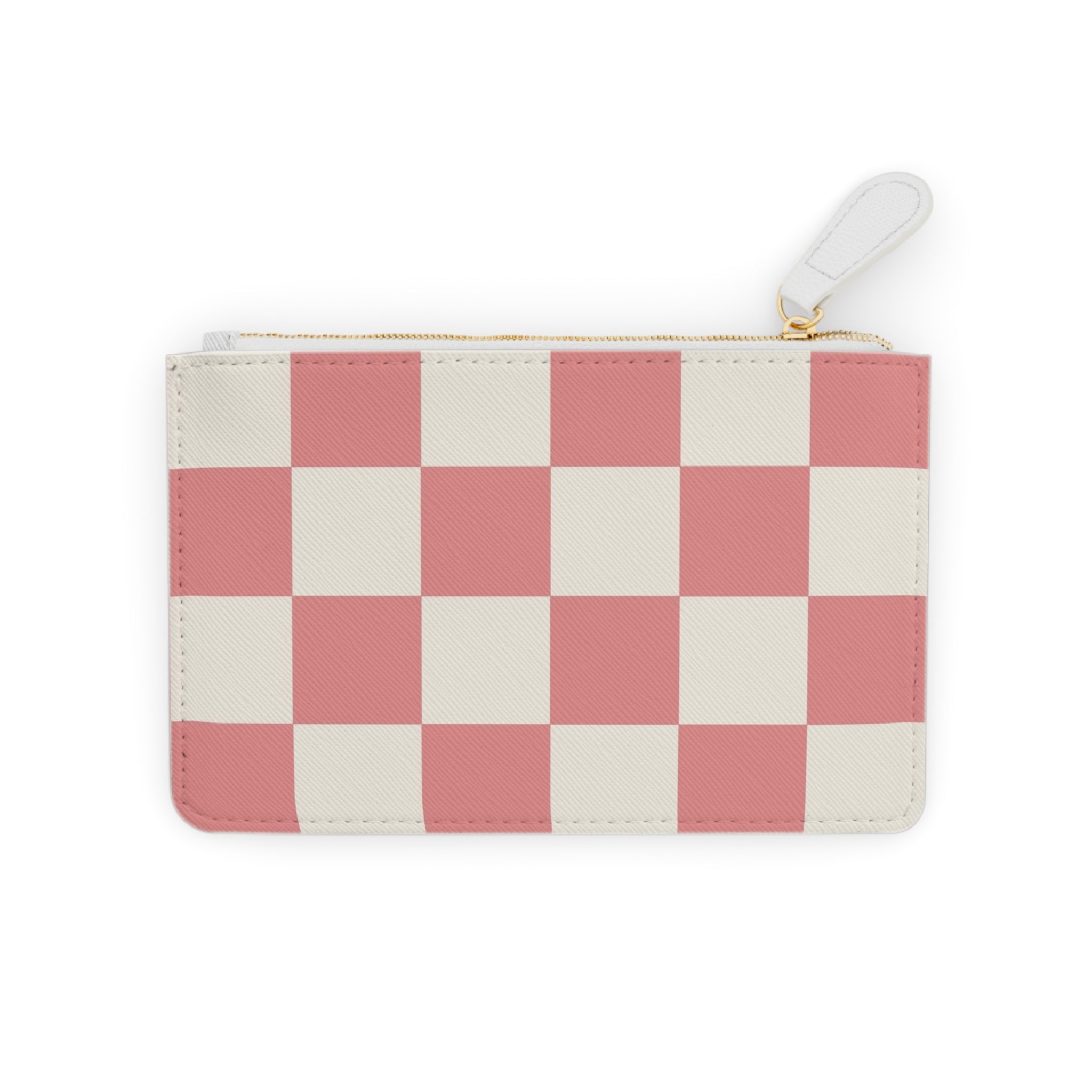 Retro Checkered Grassland Sprites Mini Clutch Bag, Artsulli - Art is Long, Life is Short, Bags, Size, 6.3” x 4”, Color, White, , , 94985976082371497347