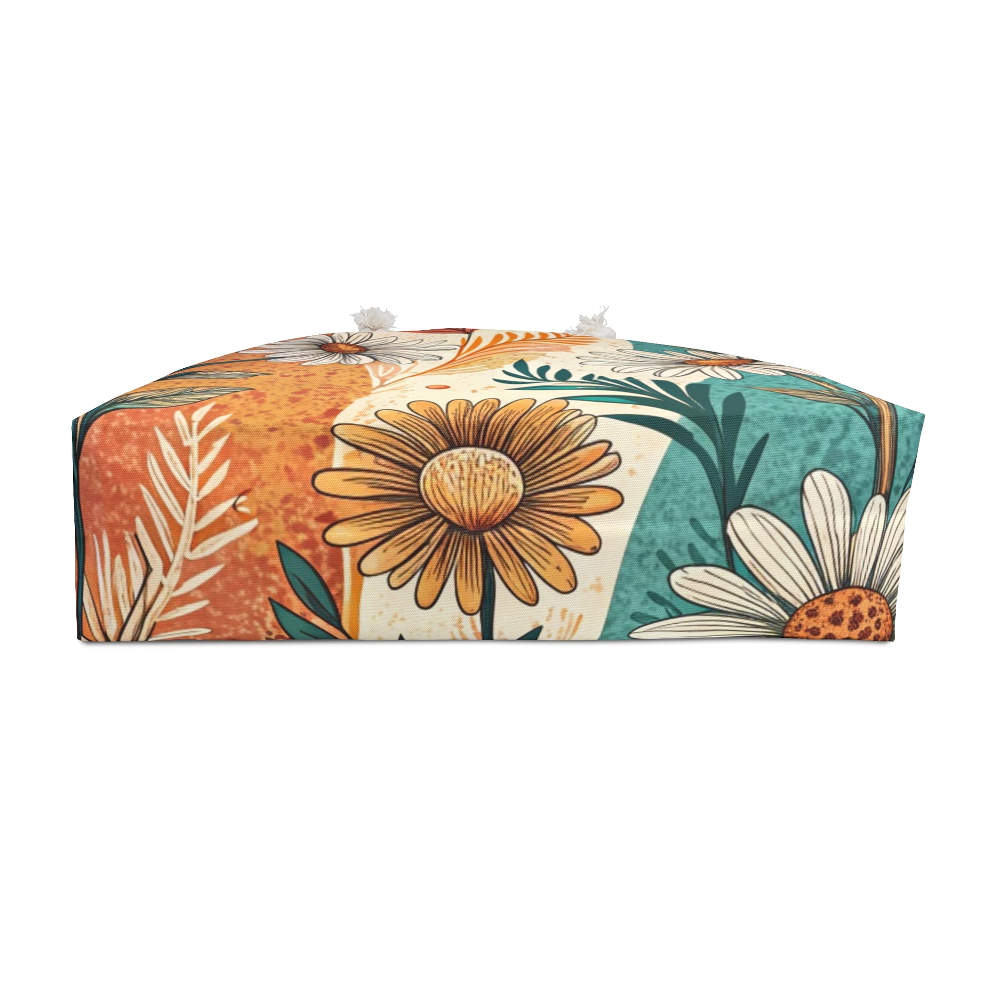 Retro Daisy Dream Weekender Bag, Artsulli - Art is Long, Life is Short, Bags, , , , , , , 