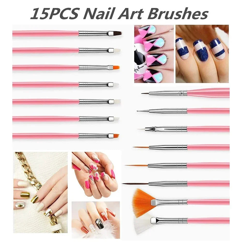 Buy The Best By Artsulli - Art is Long Life Short - LINMANDA 31/6Pcs Nail Brushes Tool Set Dotting Tools for Lines Drawing Pen Gel Polish