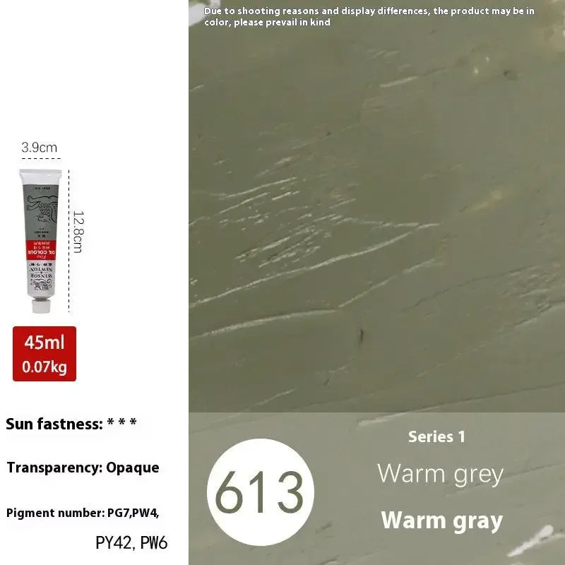 Buy The Best By Artsulli - Art is Long Life Short - Winsor&Newton 45ML Oil Paint,Colorful Professionals Artist Drawing Tools for Canvas