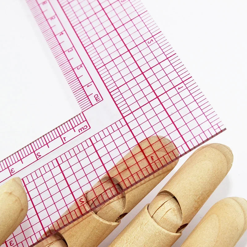 L-type ruler drawing supplies quilting ruler right-angle sewing accessories patchwork tools clothing cutting technology ruler