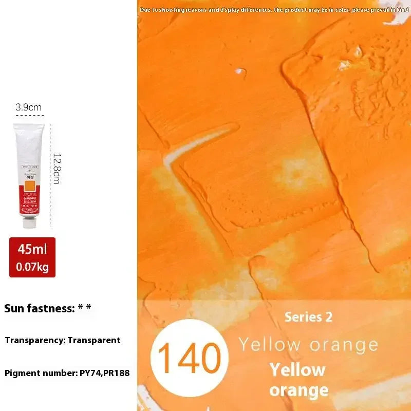 Buy The Best By Artsulli - Art is Long Life Short - Winsor&Newton 45ML Oil Paint,Colorful Professionals Artist Drawing Tools for Canvas