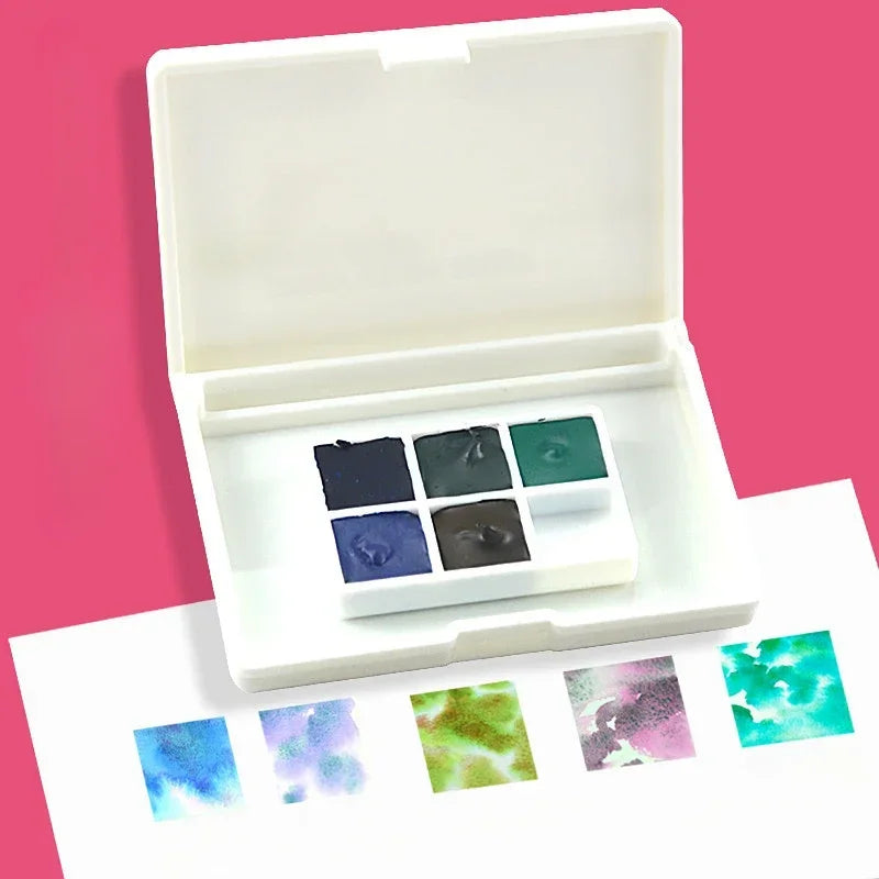 Buy The Best By Artsulli - Art is Long Life Short - 15ml Super Vision Layered Color Solid Watercolor Paint Tools Students Illustration