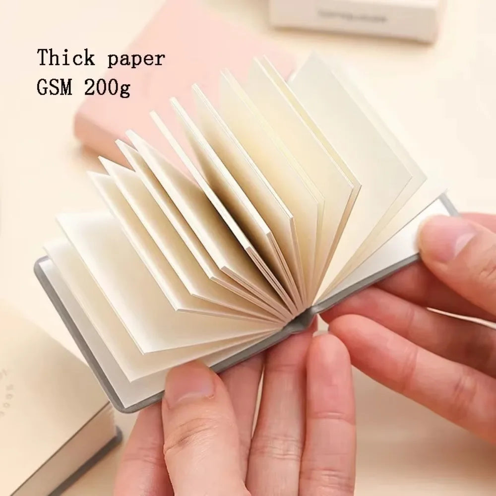 3Pcs/Pack Mini Drawing Book Square Watercolor Sketchbook Thick Paper 3 Book Painting Paper Work Relaxation Art Supplies