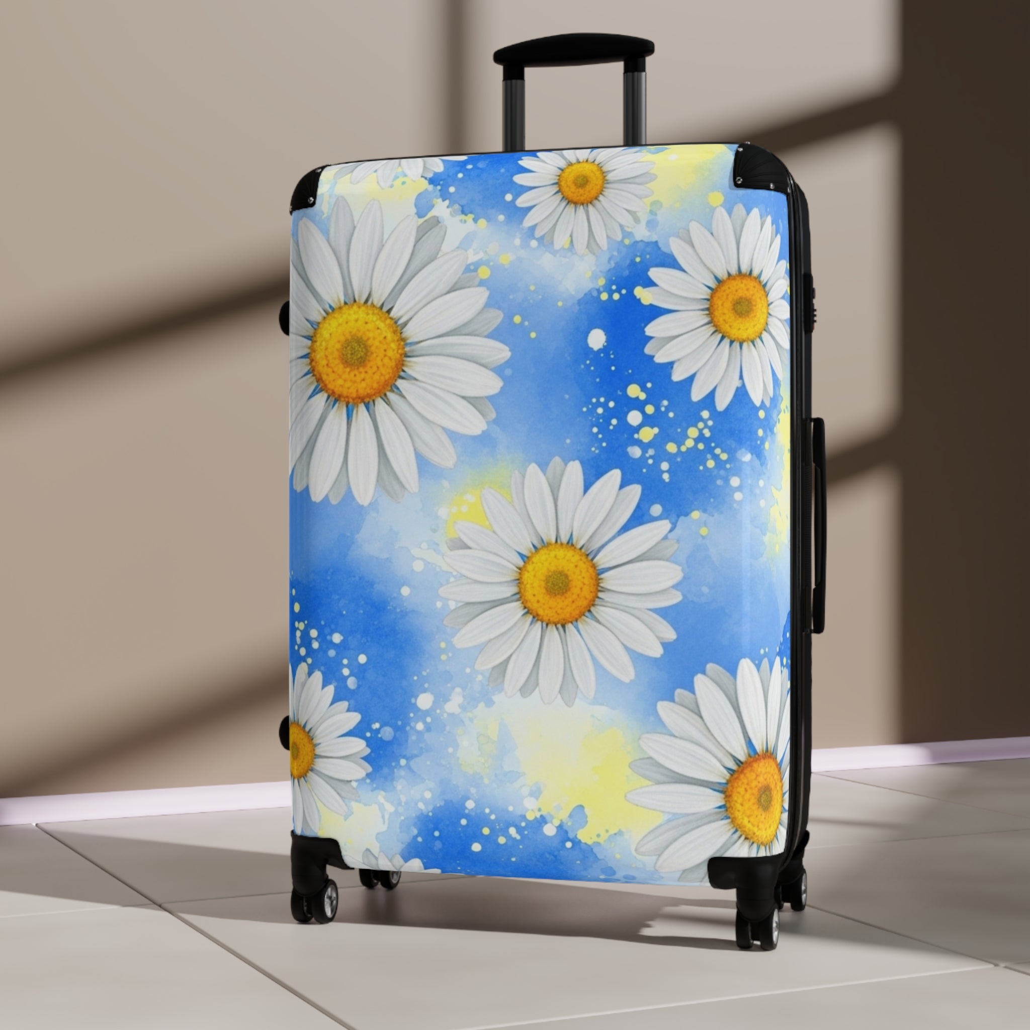 Daisies Suitcase, Artsulli - Art is Long, Life is Short, Bags, , , , , , , 