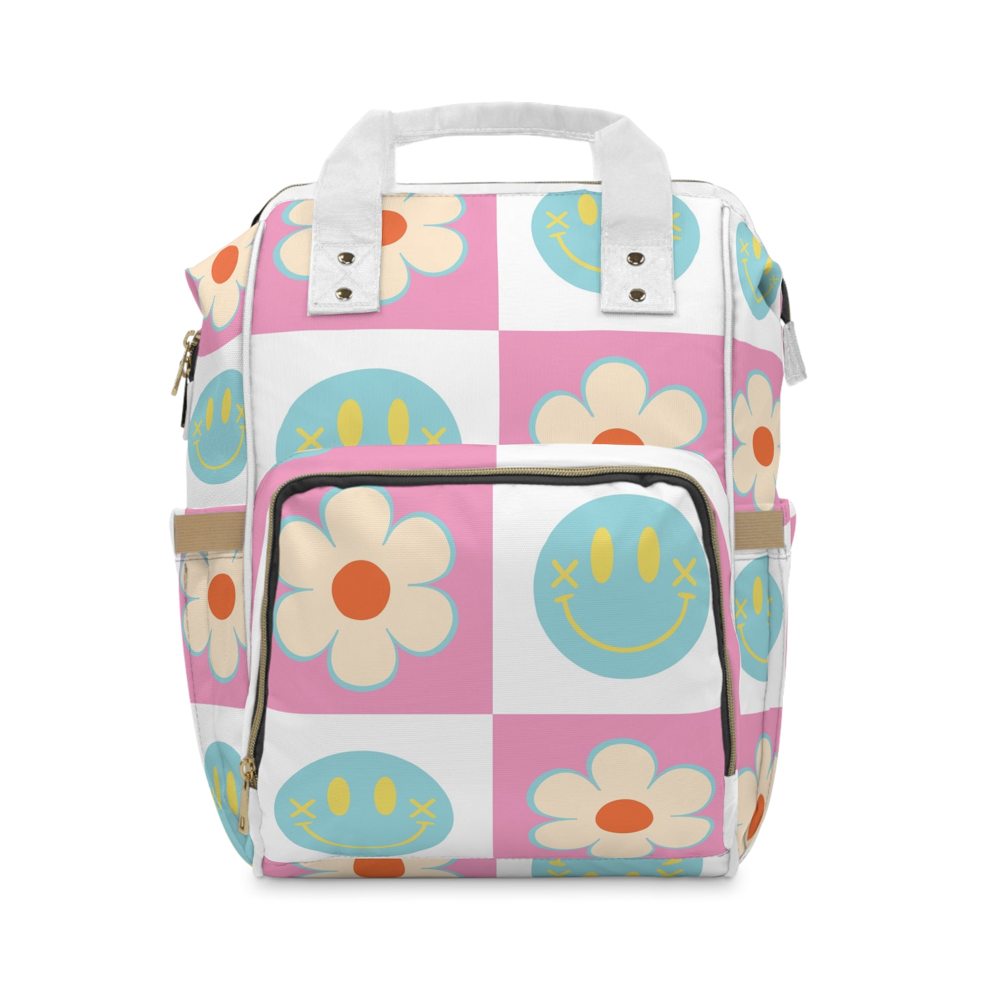Madotsukis Grin Bloom Multifunctional Diaper Backpack, Artsulli - Art is Long, Life is Short, Bags, Size, 15.0" × 10.8" × 6.7'', , , , , 30050160158978629309