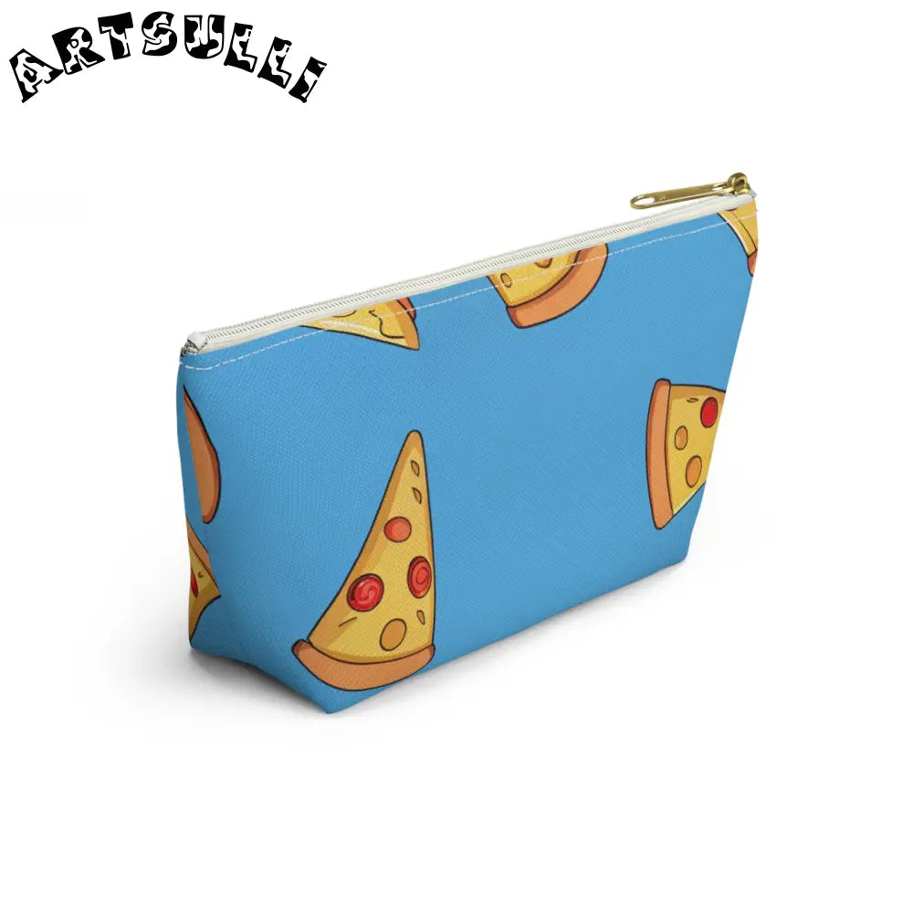 JAKKOUTTHEBXX Blue Pizza Dreamscape Accessory Pouch w T-bottom