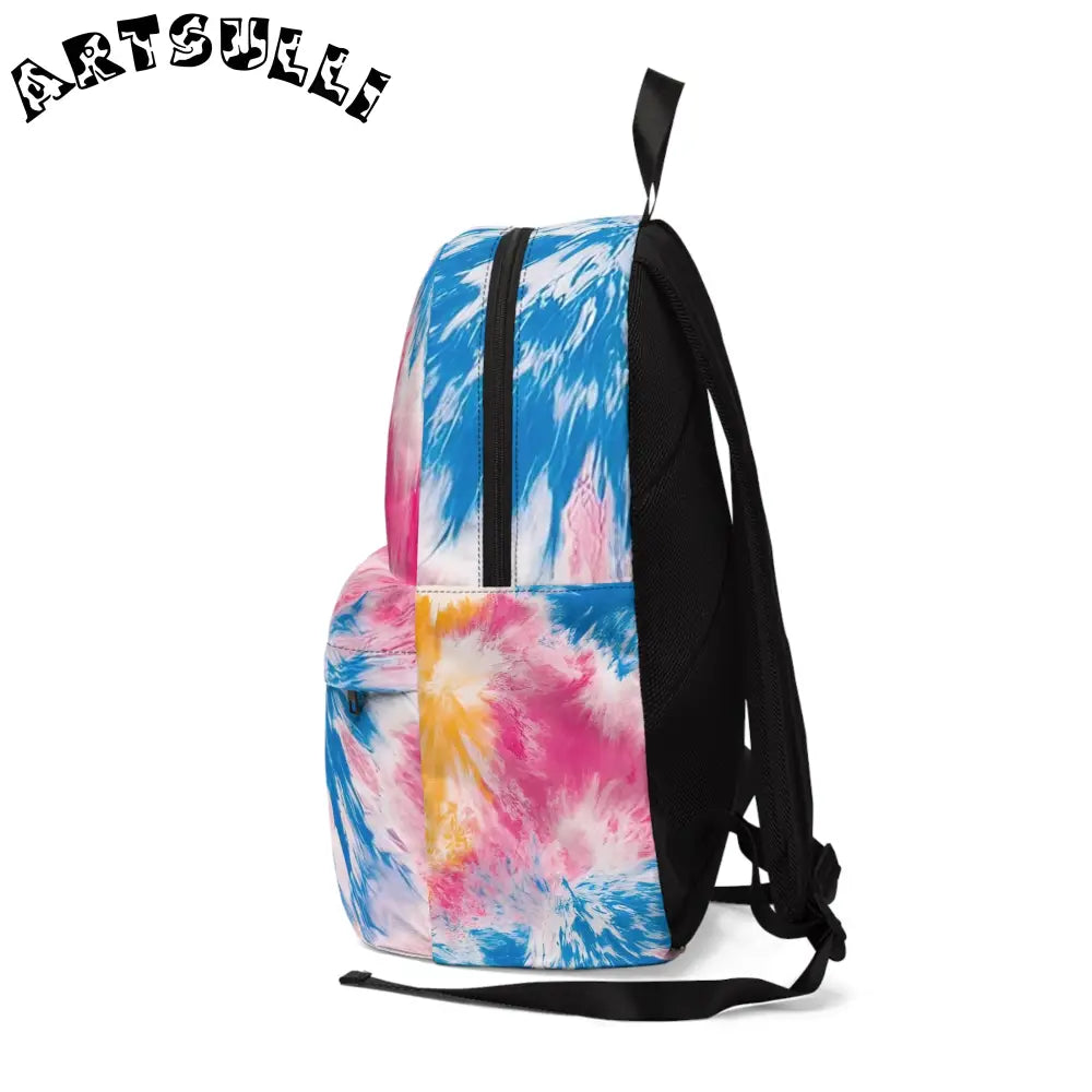 JAKKOUTTHEBXX Colorful Tie-Dye Nylon Backpack 2025