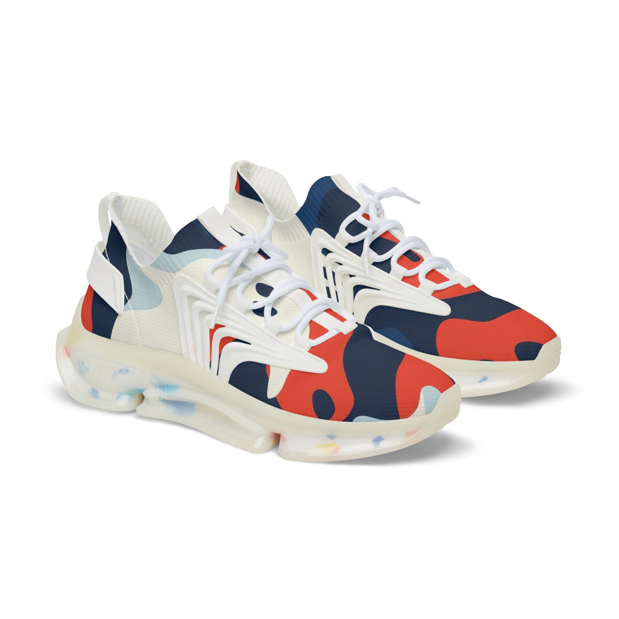 Camo Ghosts Men's Mesh Sneakers, Artsulli - Art is Long, Life is Short, Shoes, Color, White sole, Size, US 5, , , 15260590965650