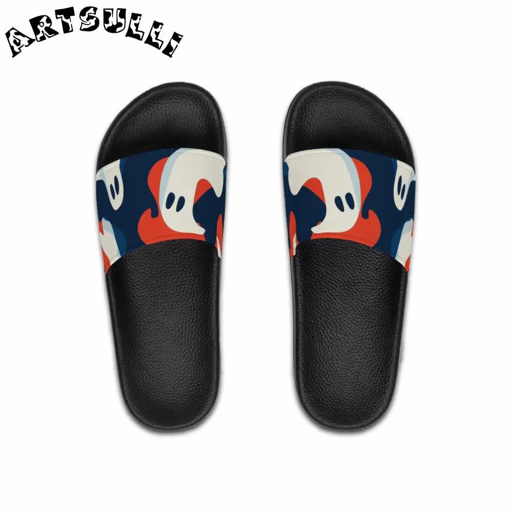 JAKKOUTTHEBXX Camo Ghosts Men’s Slide Sandals JAKKOUTTHEBXX Artsulli