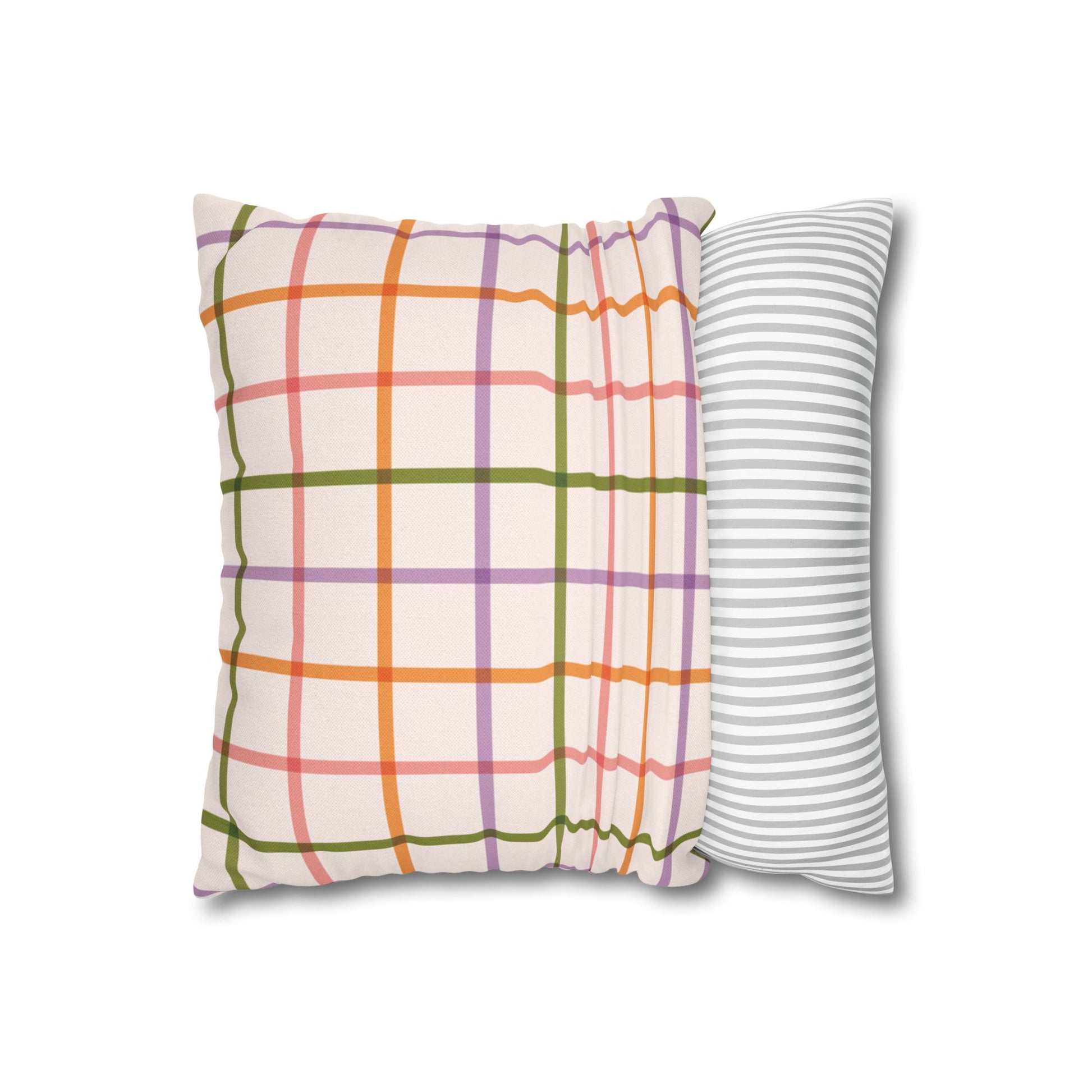 Spun Polyester Square Pillowcase, Artsulli - Art is Long, Life is Short, Home Decor, , , , , , , 