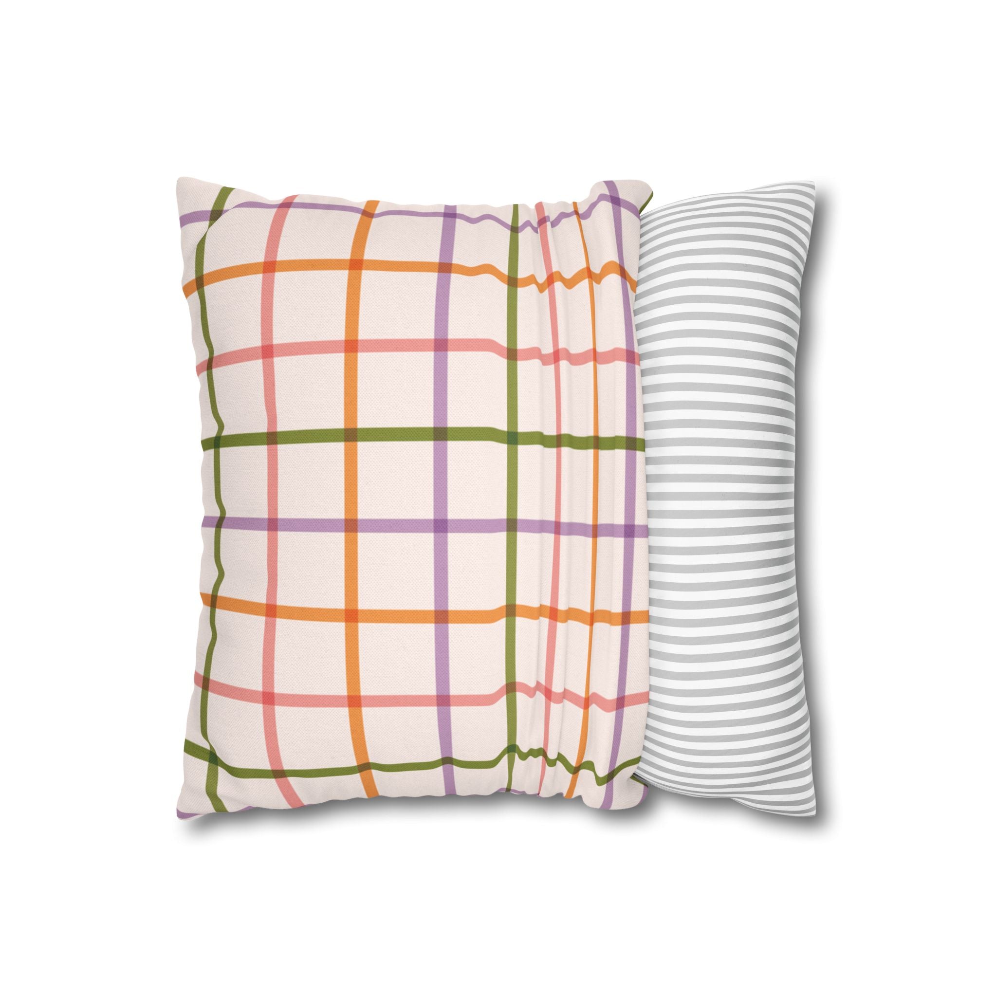 Spun Polyester Square Pillowcase, Artsulli - Art is Long, Life is Short, Home Decor, , , , , , , 