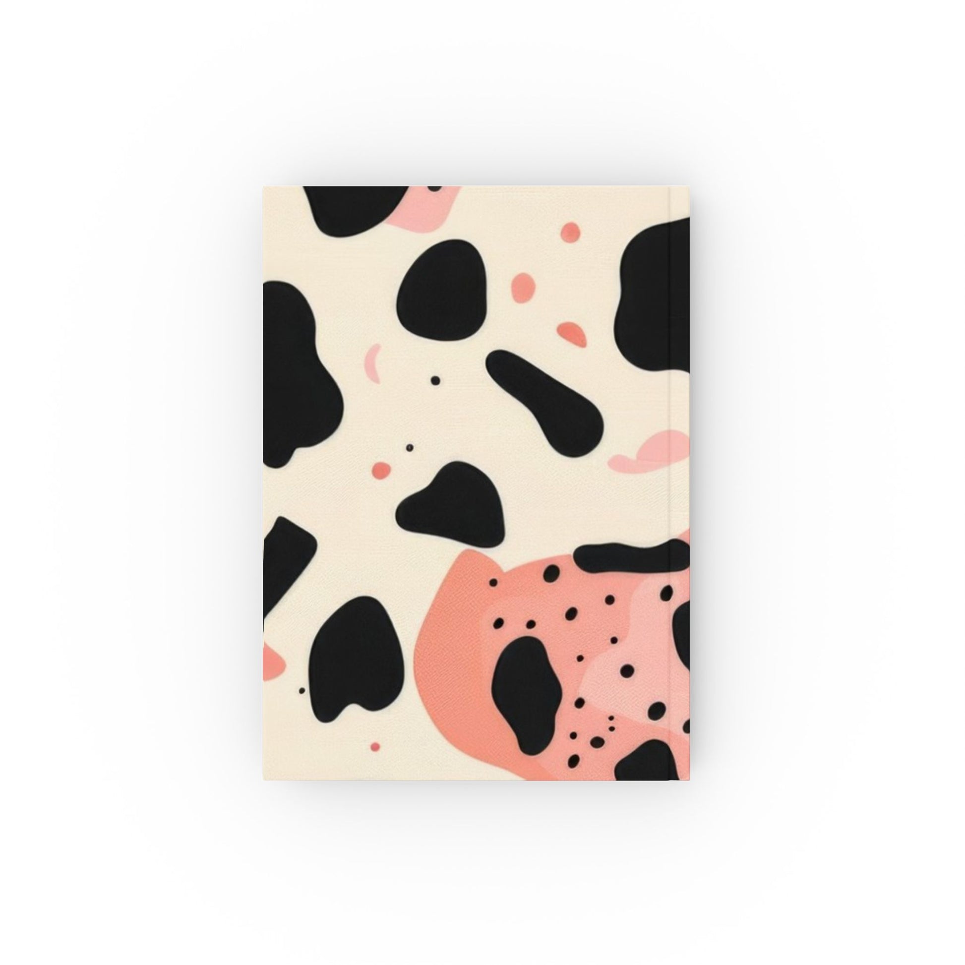 Organic Cow Print Cream and Pink Hard Backed Journal, Artsulli - Art is Long, Life is Short, Paper products, , , , , , , 