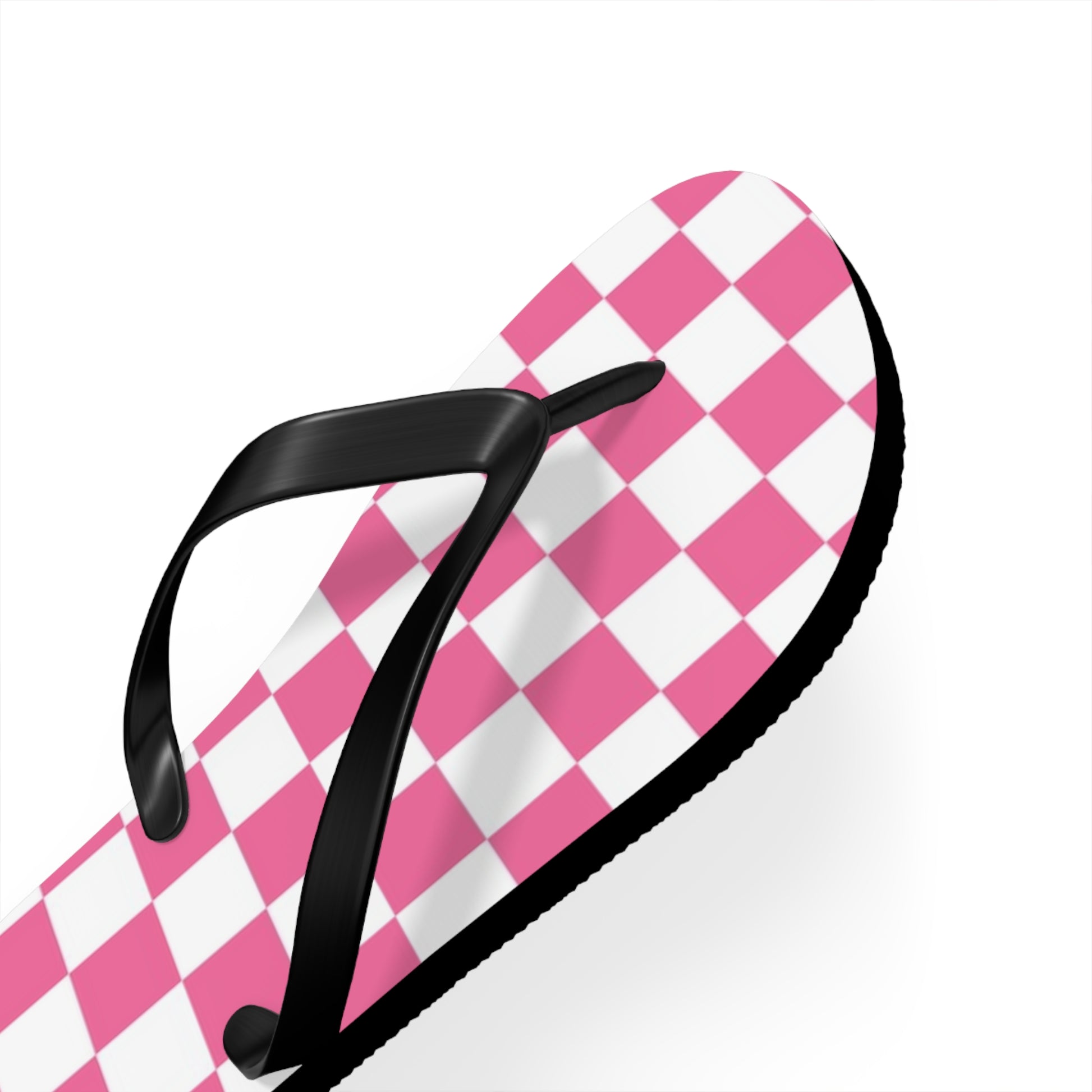 Yuyushiki Pink Check Flip Flops, Artsulli - Art is Long, Life is Short, Shoes, , , , , , , 