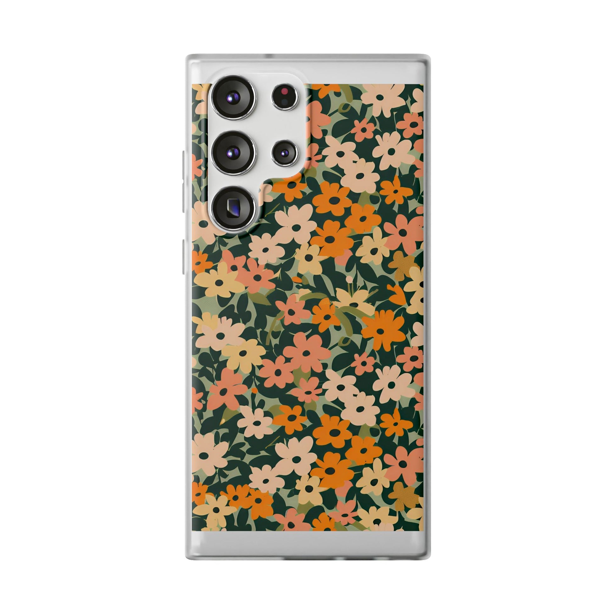Vibrant Floral Clear Phone Case, Artsulli - Art is Long, Life is Short, Phone Case, Size, Samsung Galaxy S23 Ultra, , , , , 15336399556650481099