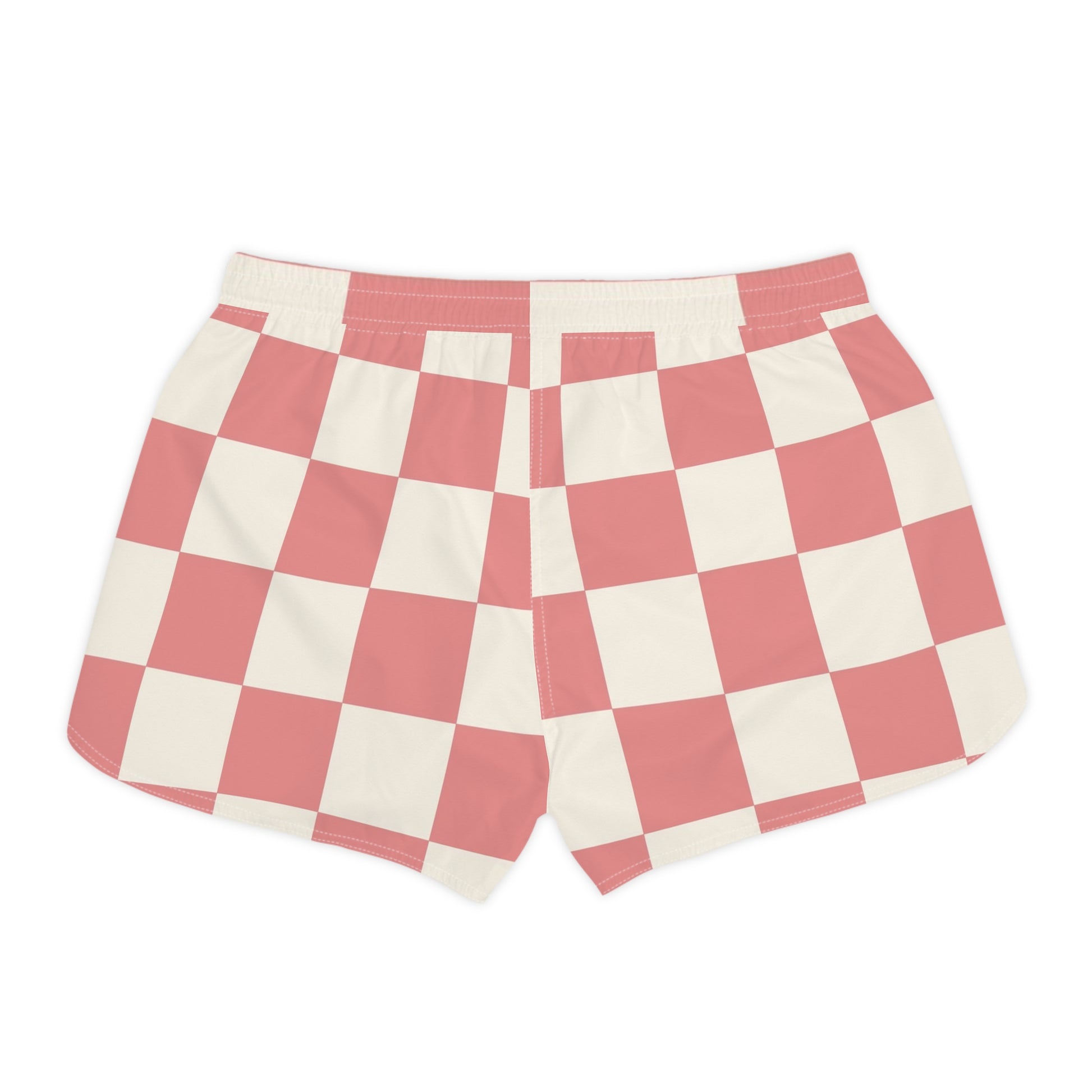 Retro Checkered Grassland Sprites Women's Casual Shorts (AOP), Artsulli - Art is Long, Life is Short, All Over Prints, , , , , , , 