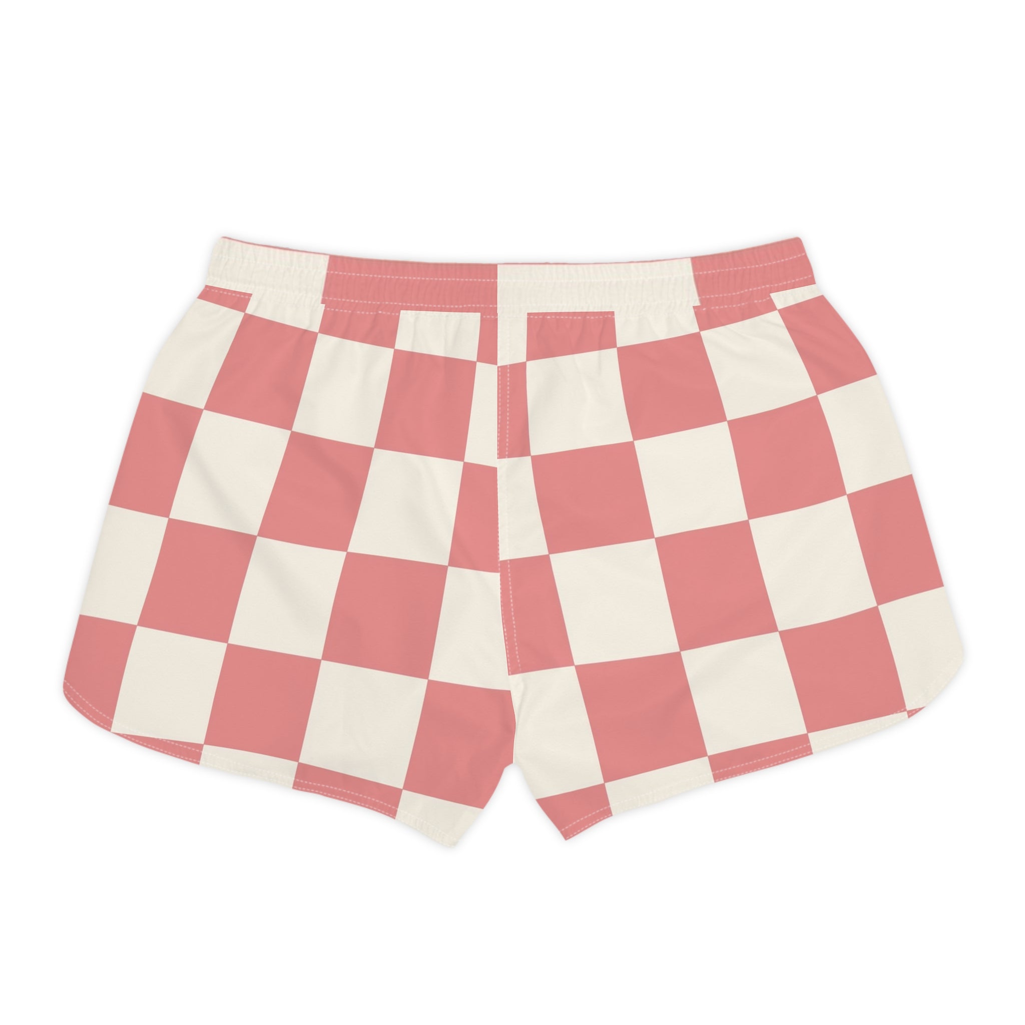Retro Checkered Grassland Sprites Women's Casual Shorts (AOP), Artsulli - Art is Long, Life is Short, All Over Prints, , , , , , , 