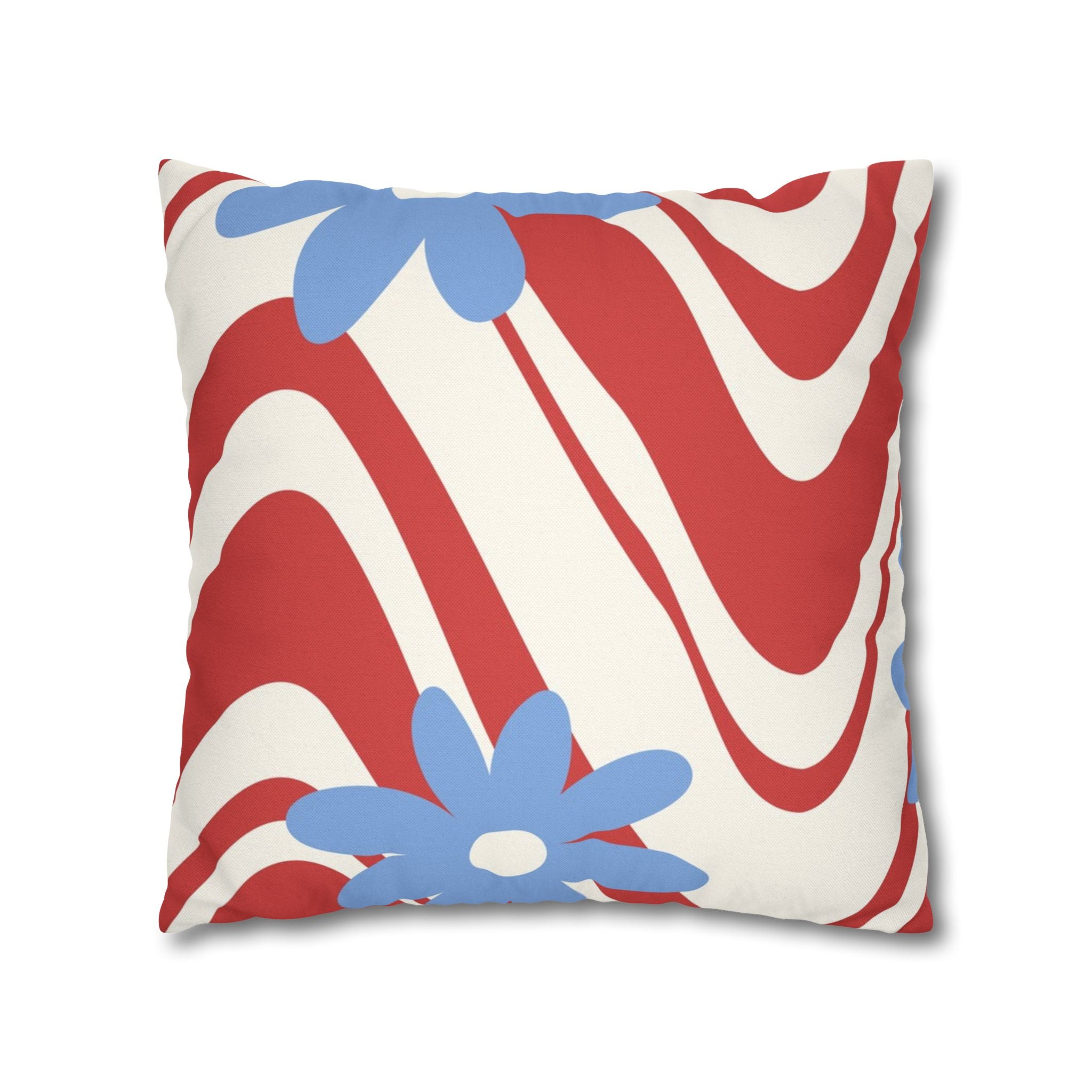 Spun Polyester Square Pillowcase