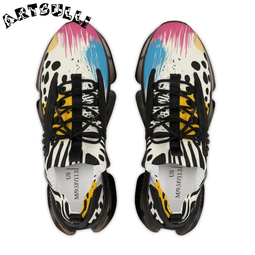 JAKKOUTTHEBXX Rae Zebra Rhapsody II Men’s Mesh Sneakers