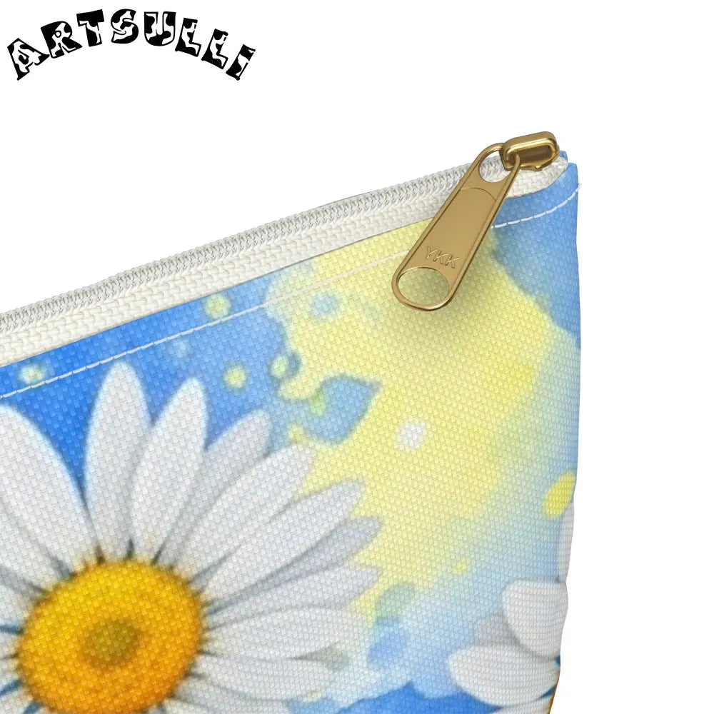 JAKKOUTTHEBXX Daisies Accessory Pouch JAKKOUTTHEBXX Artsulli - Art
