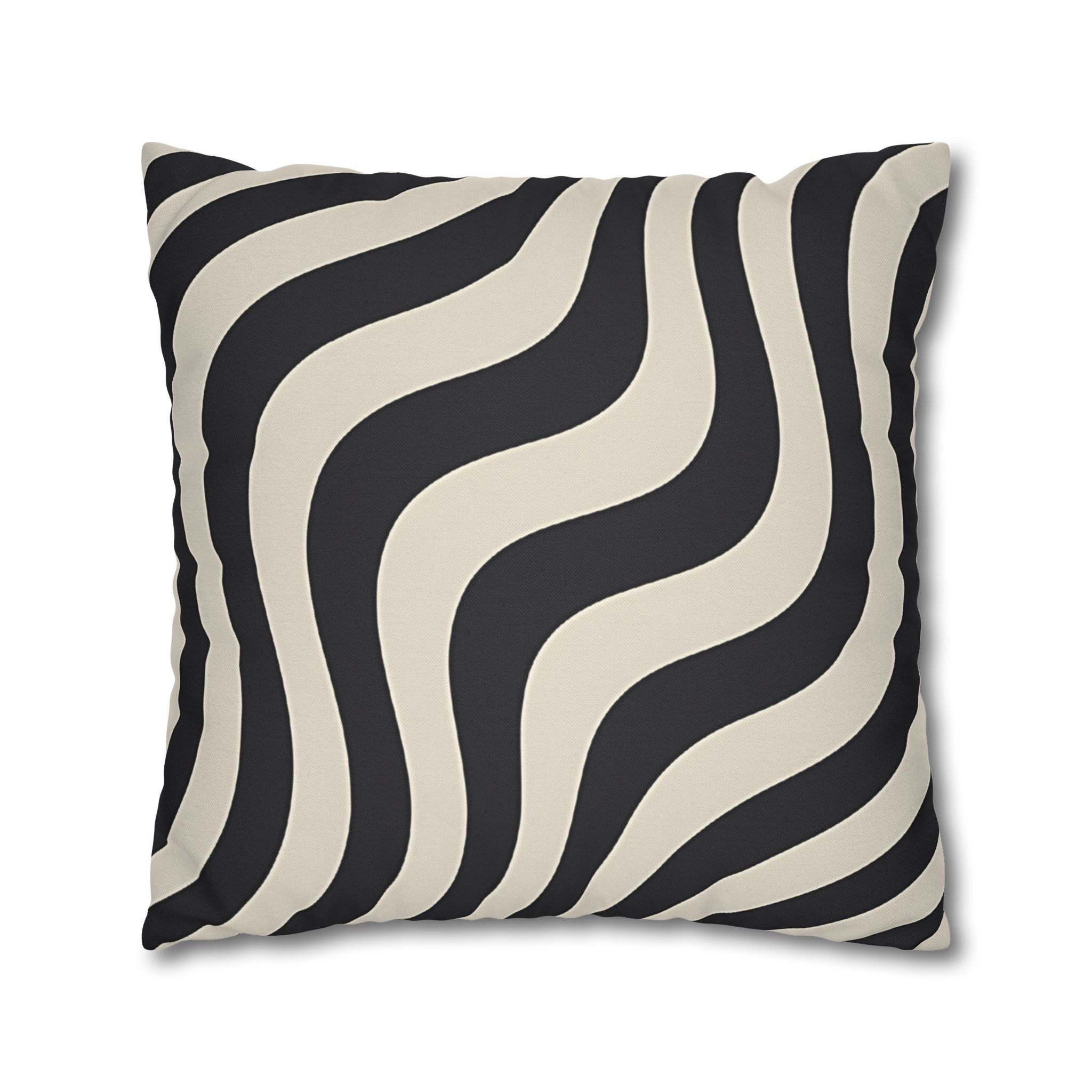 Spun Polyester Square Pillowcase