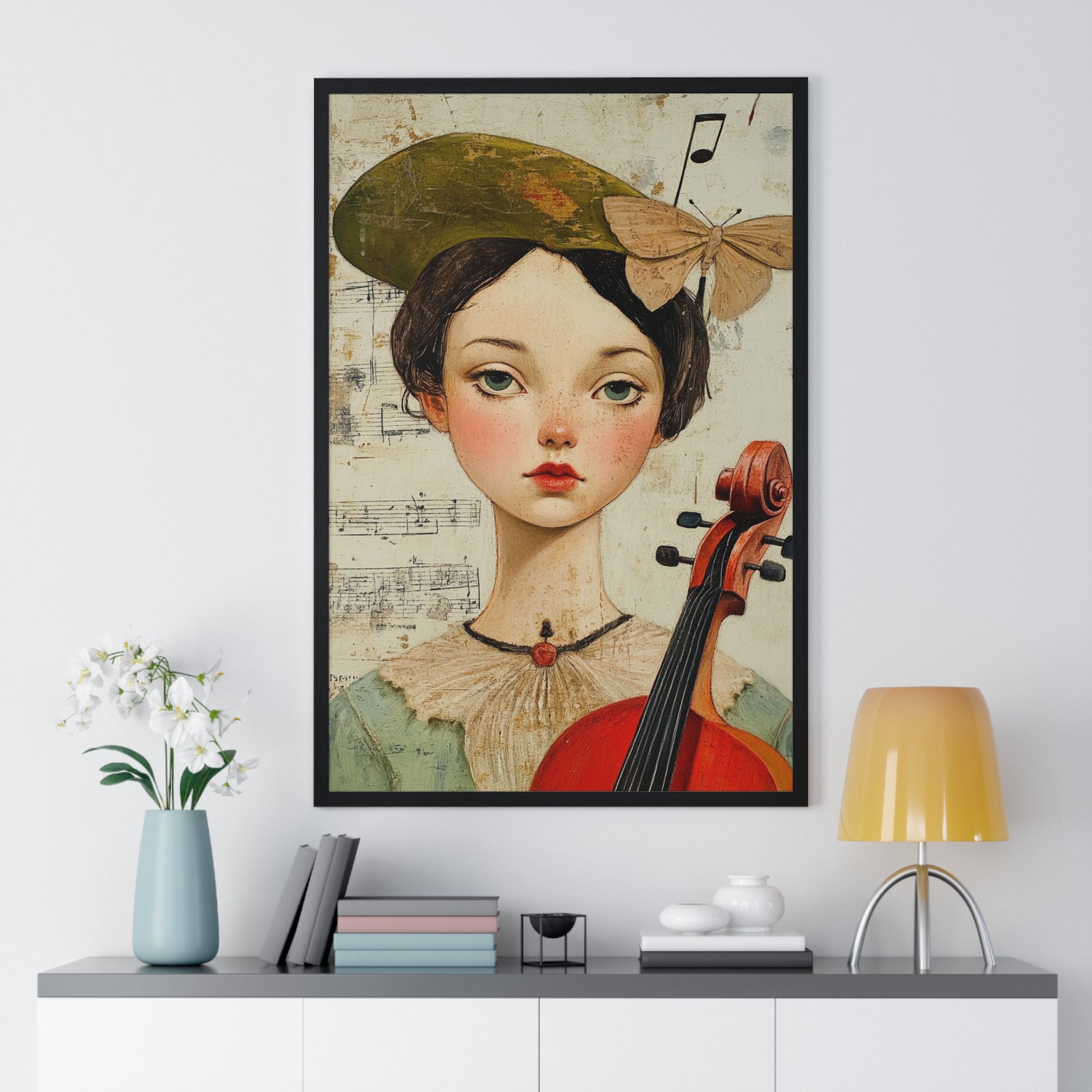Type Beat Girl III Vertical Framed Poster, Artsulli - Art is Long, Life is Short, Poster, , , , , , , 