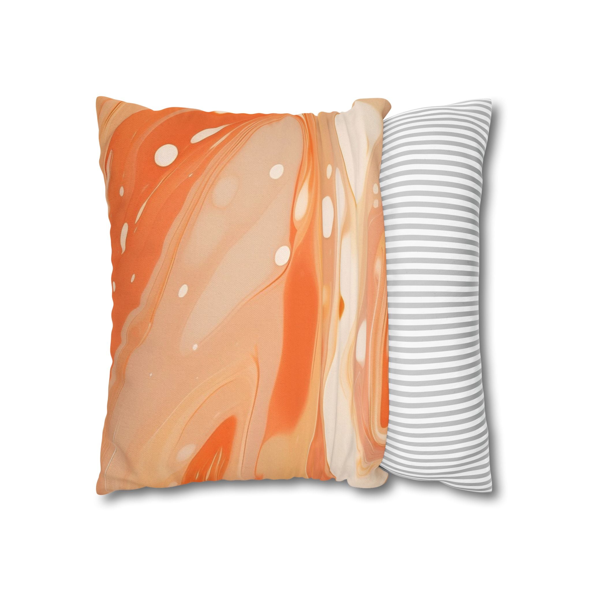 Spun Polyester Square Pillowcase