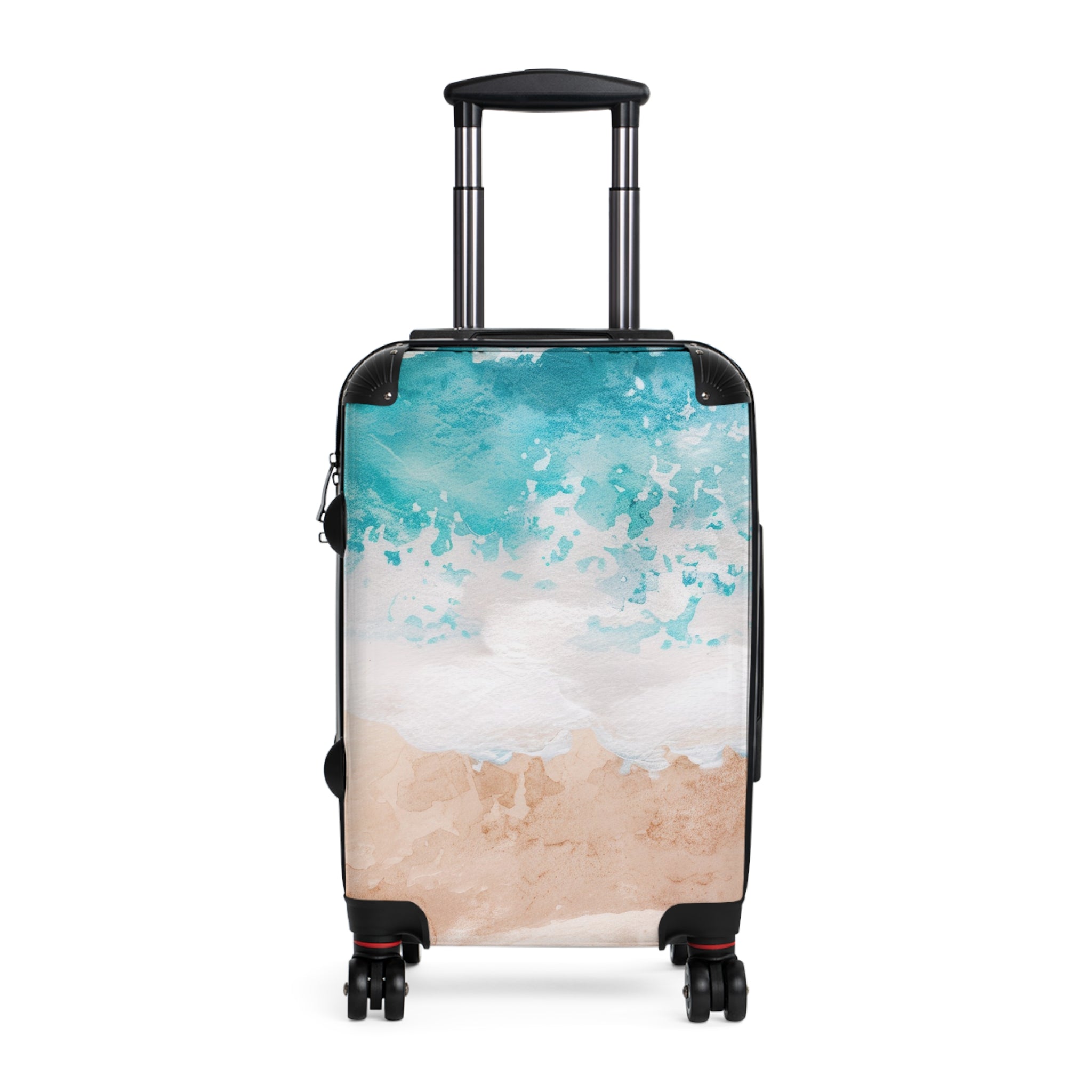 Seashore Suitcase, Artsulli - Art is Long, Life is Short, Bags, Size, Small, Color, Black, , , 15090092523263455166