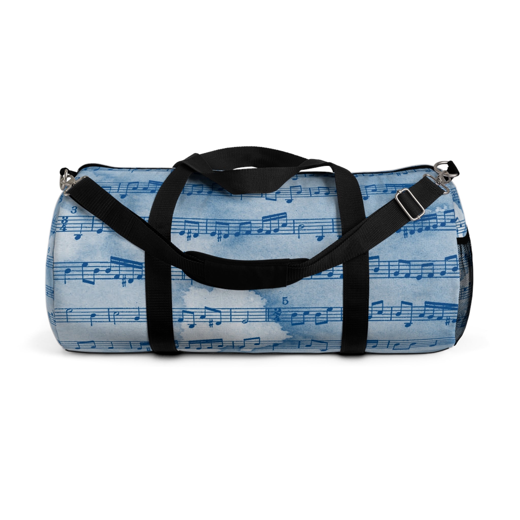 Drip Spill Type Beat Sheet Music II Blue Duffel Bag, Artsulli - Art is Long, Life is Short, Bags, Size, Large, , , , , 21531379550427466115