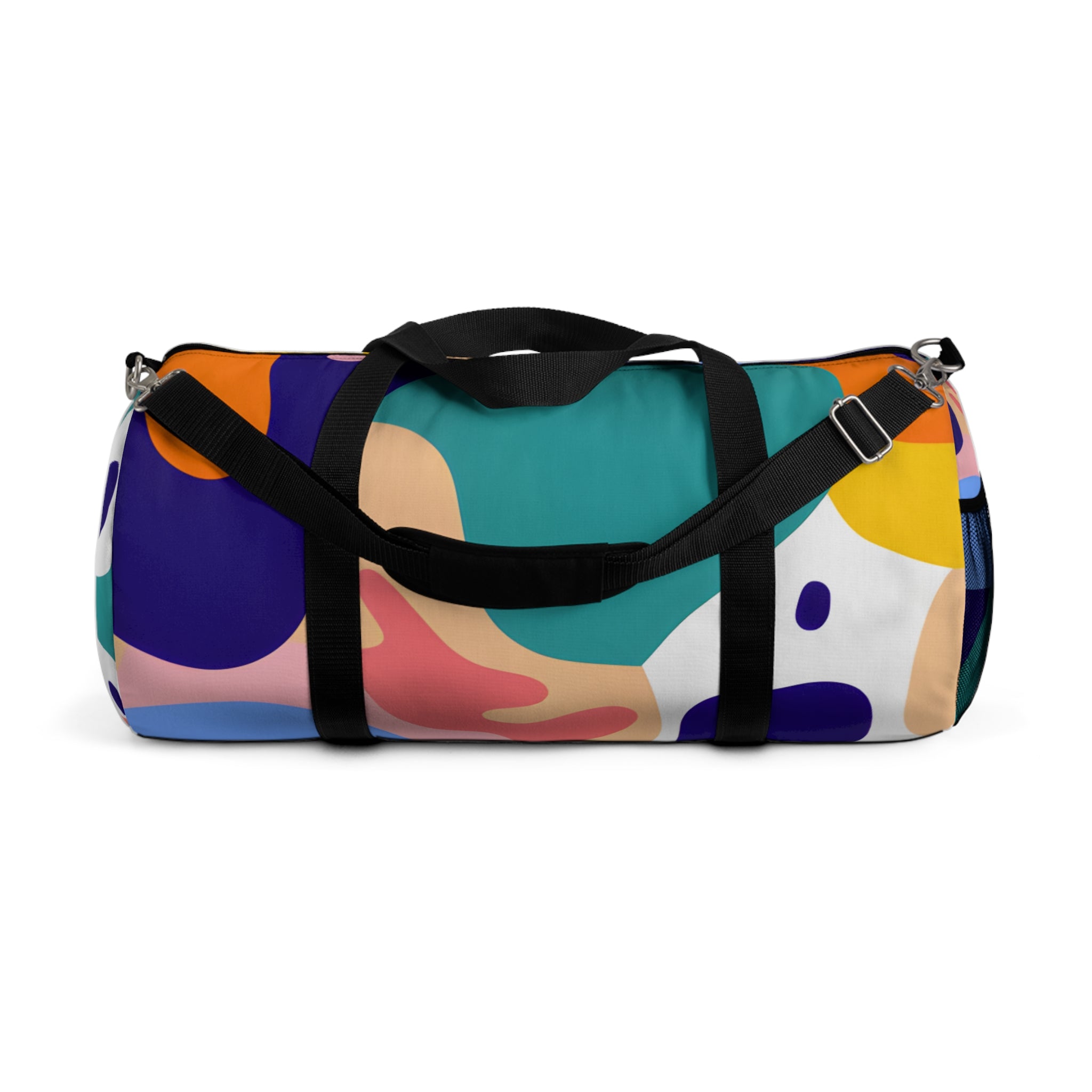 Colorful Abstract Shapes Duffel Bag, Artsulli - Art is Long, Life is Short, Bags, Size, Large, , , , , 27032687250163