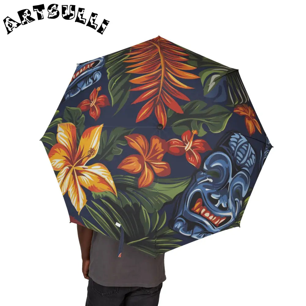 JAKKOUTTHEBXX Tropical Tiki Floral Umbrella 2025