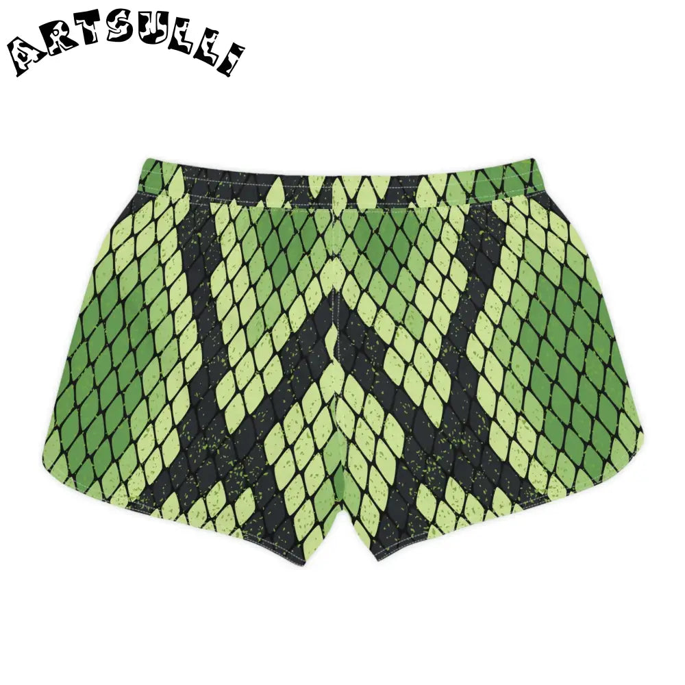 JAKKOUTTHEBXX Snake Skin Women’s Casual Shorts (AOP) JAKKOUTTHEBXX