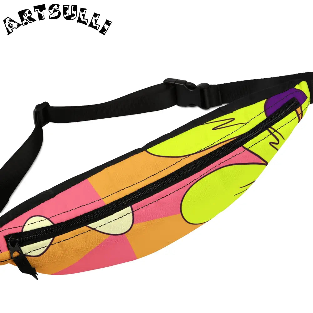 JAKKOUTTHEBXX Trippy Sour Face Rave Fanny Pack JAKKOUTTHEBXX