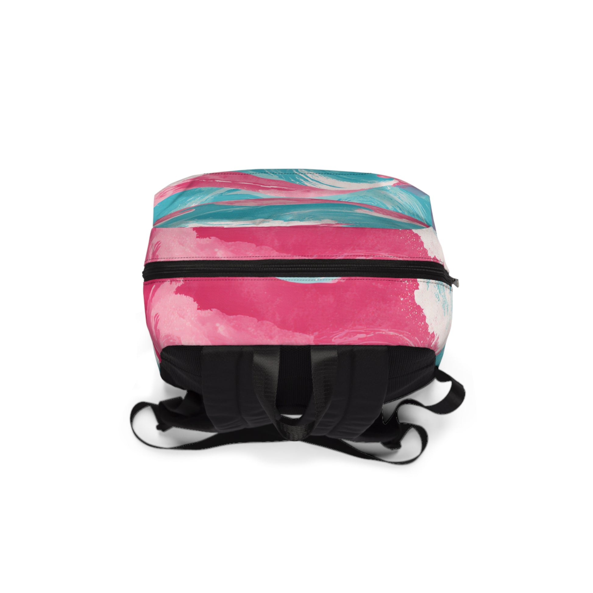 The Great Pastelwave II Pink and Blue Unisex Classic Backpack, Artsulli - Art is Long, Life is Short, Bags, , , , , , , 